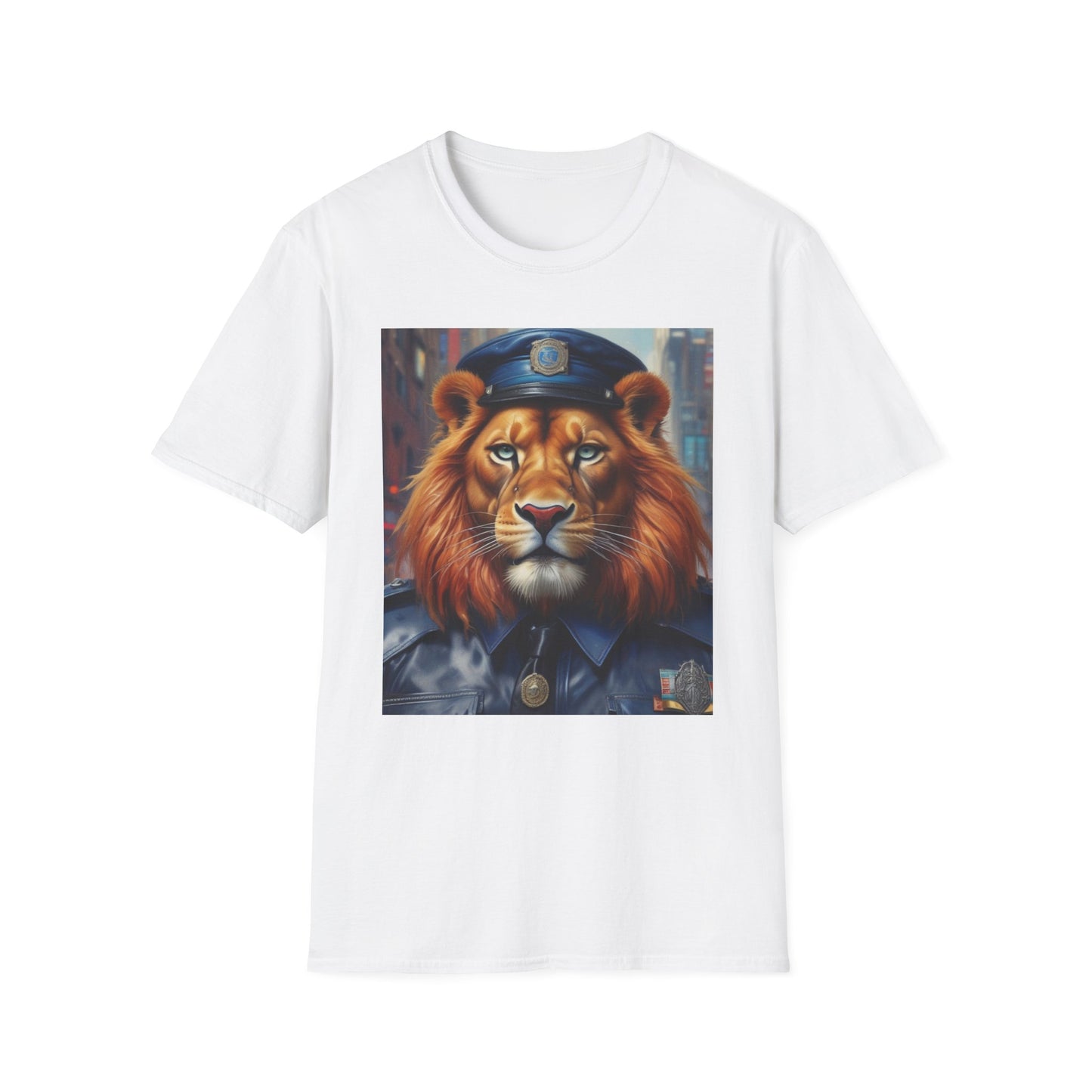 Unisex Softstyle T-Shirt lion stride postage canadian artic dept