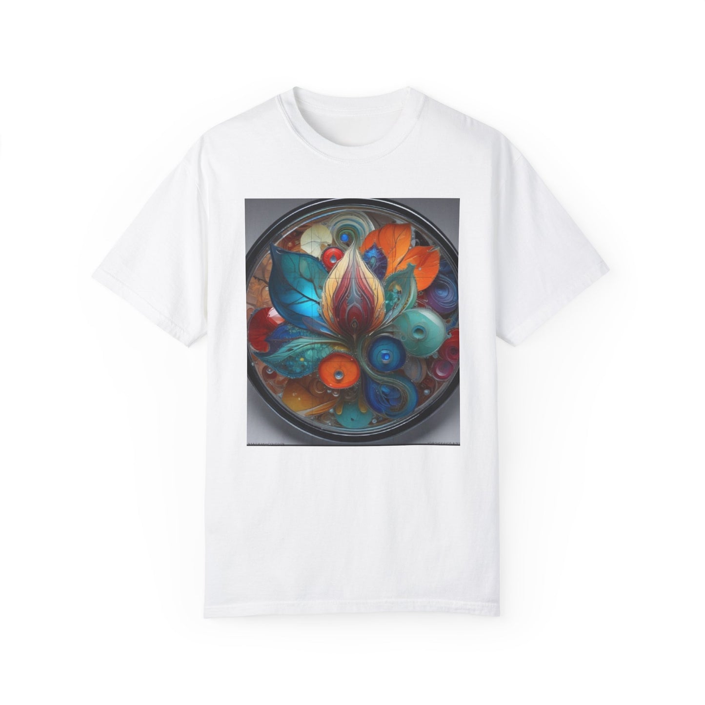 Unisex Garment-Dyed T-shirt happy day art canadian