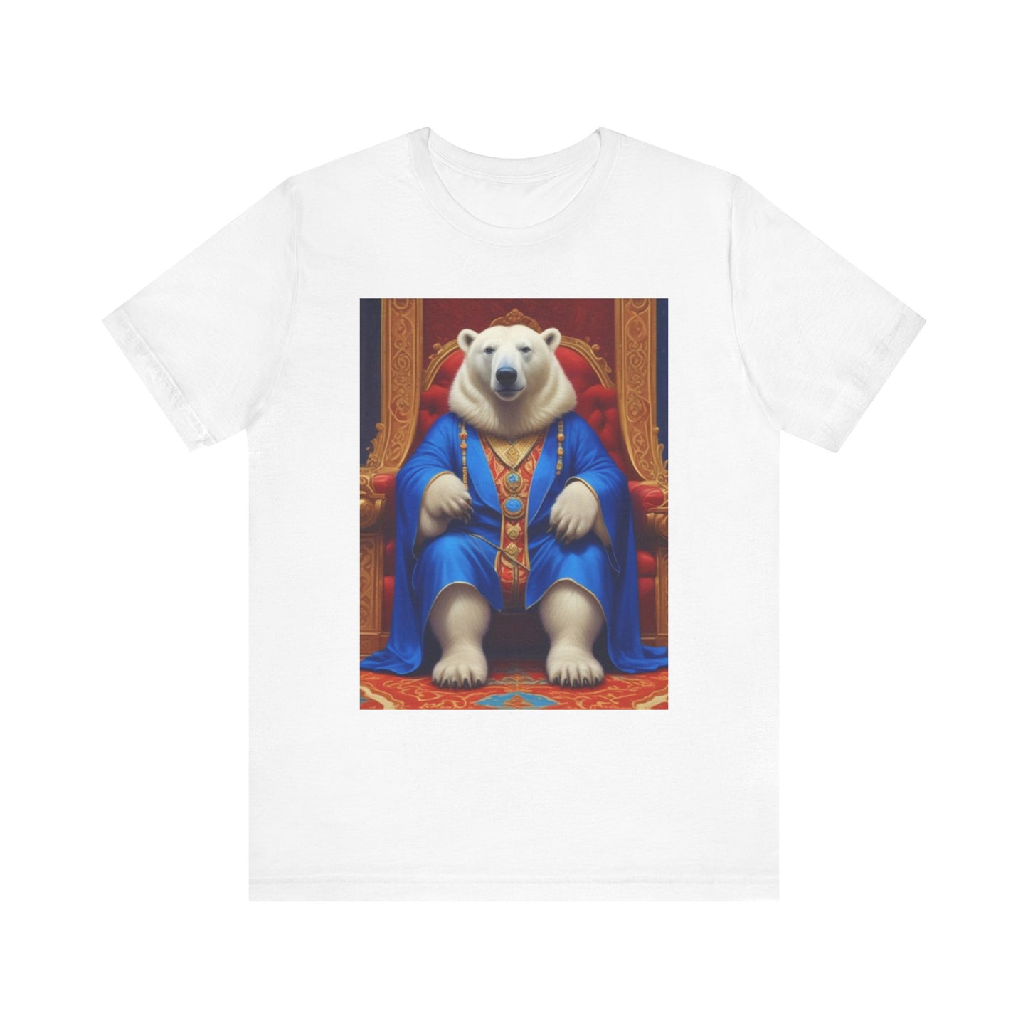 Unisex Jersey Short Sleeve Tee polar bear king Mr c River's canadian