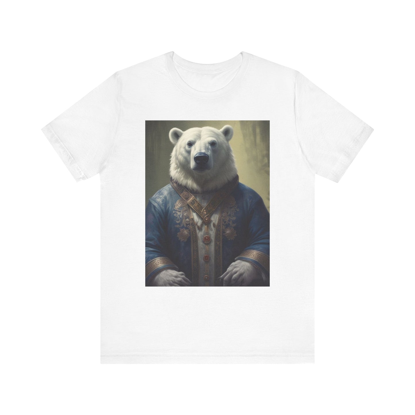 Unisex Jersey Short Sleeve Tee polar bear king Mr c River's canadian