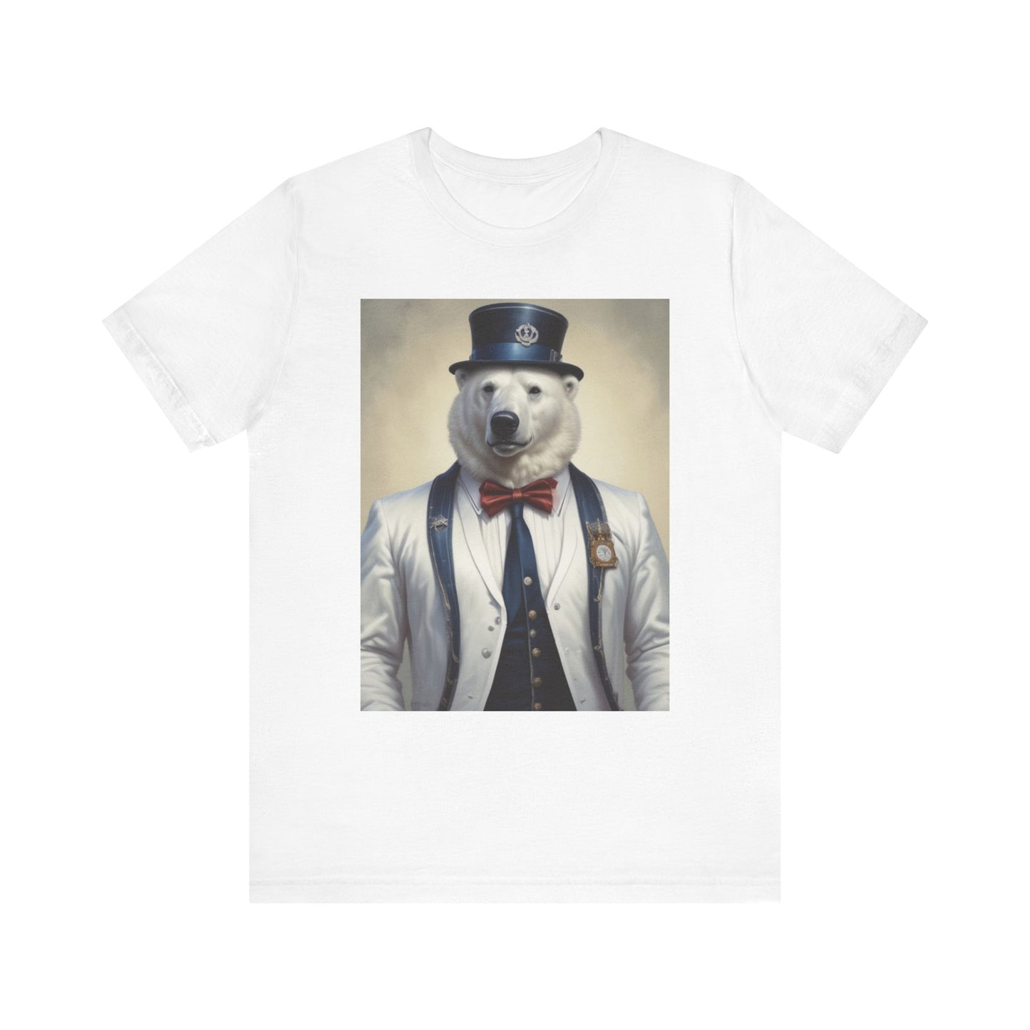 Unisex Jersey Short Sleeve Tee polar bear king Mr c River's canadian