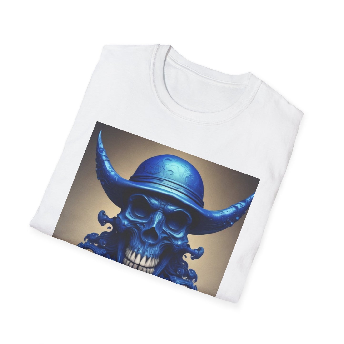 Unisex Softstyle T-Shirt pirate art north of the hudson Bay  blue note pirates