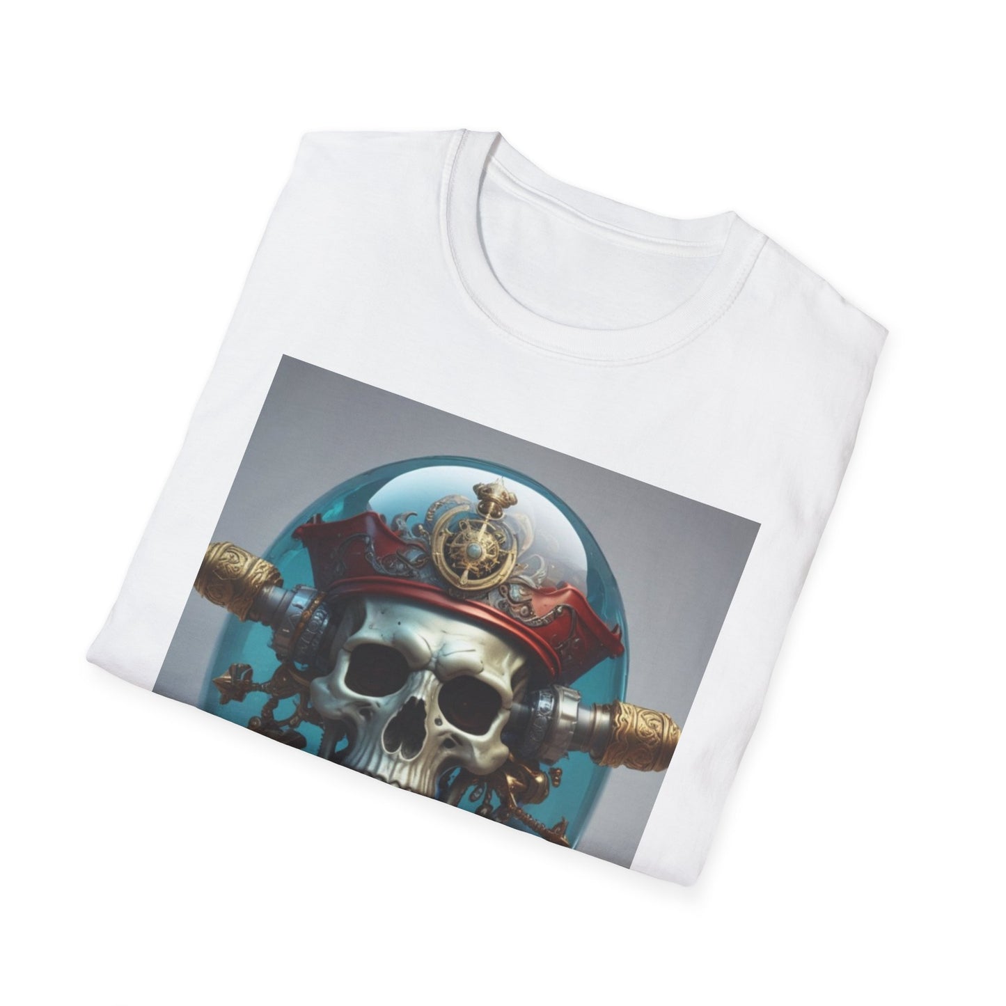 Unisex Softstyle T-Shirt pirates art   lake erie pirstes