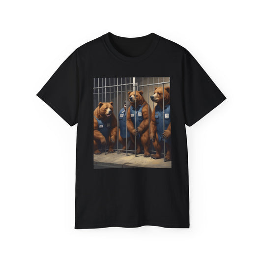 Unisex Ultra Cotton Tee jail bears  canadian  bears