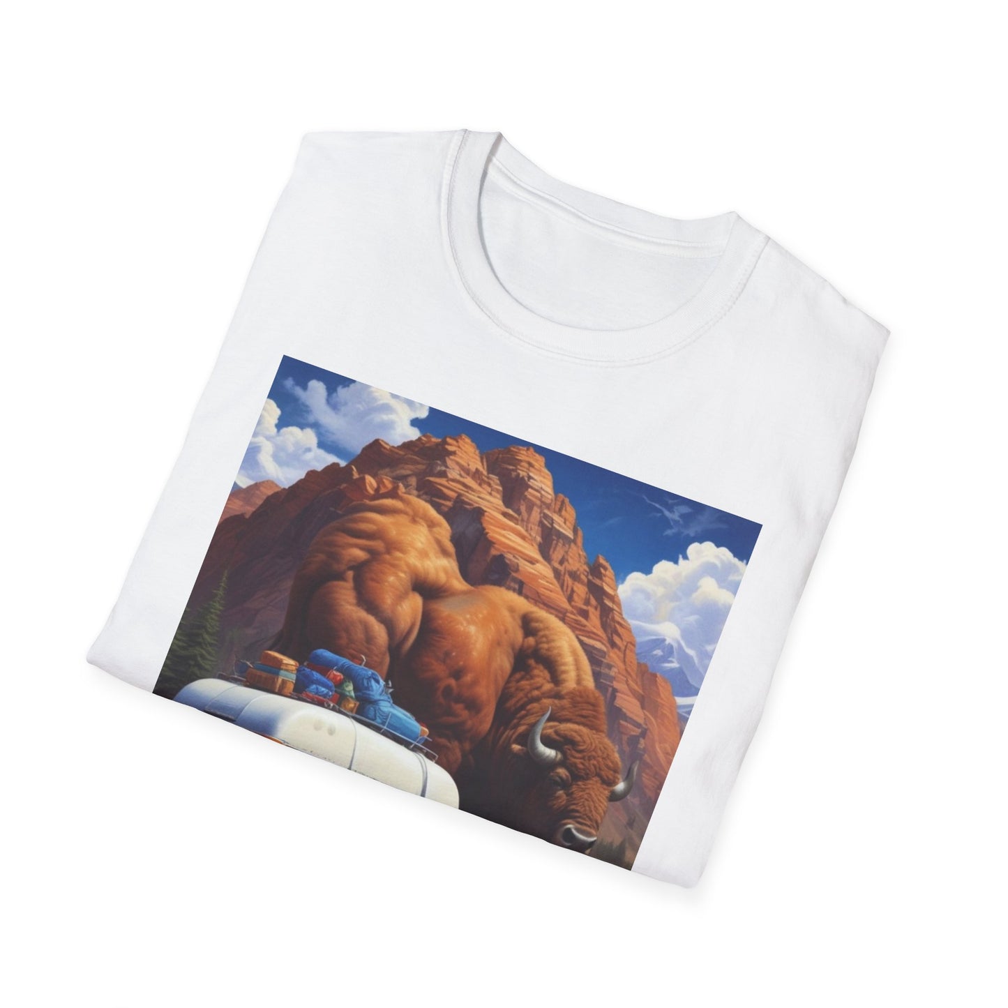 Unisex Softstyle T-Shirt Buffalo  Summer Wednesday big ass  canadian