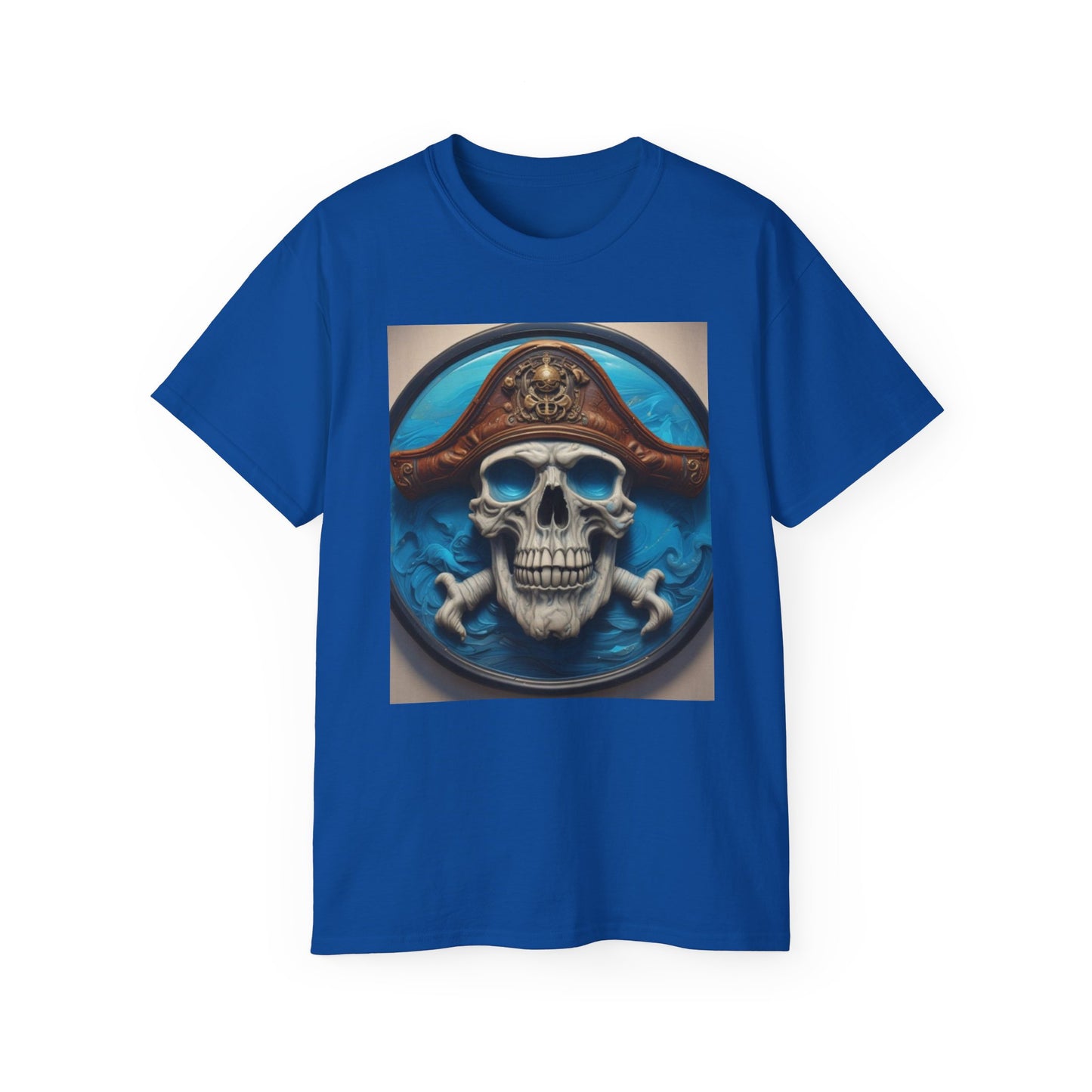 Unisex Ultra Cotton Tee pirate art North of James bay Canada  canadian fun