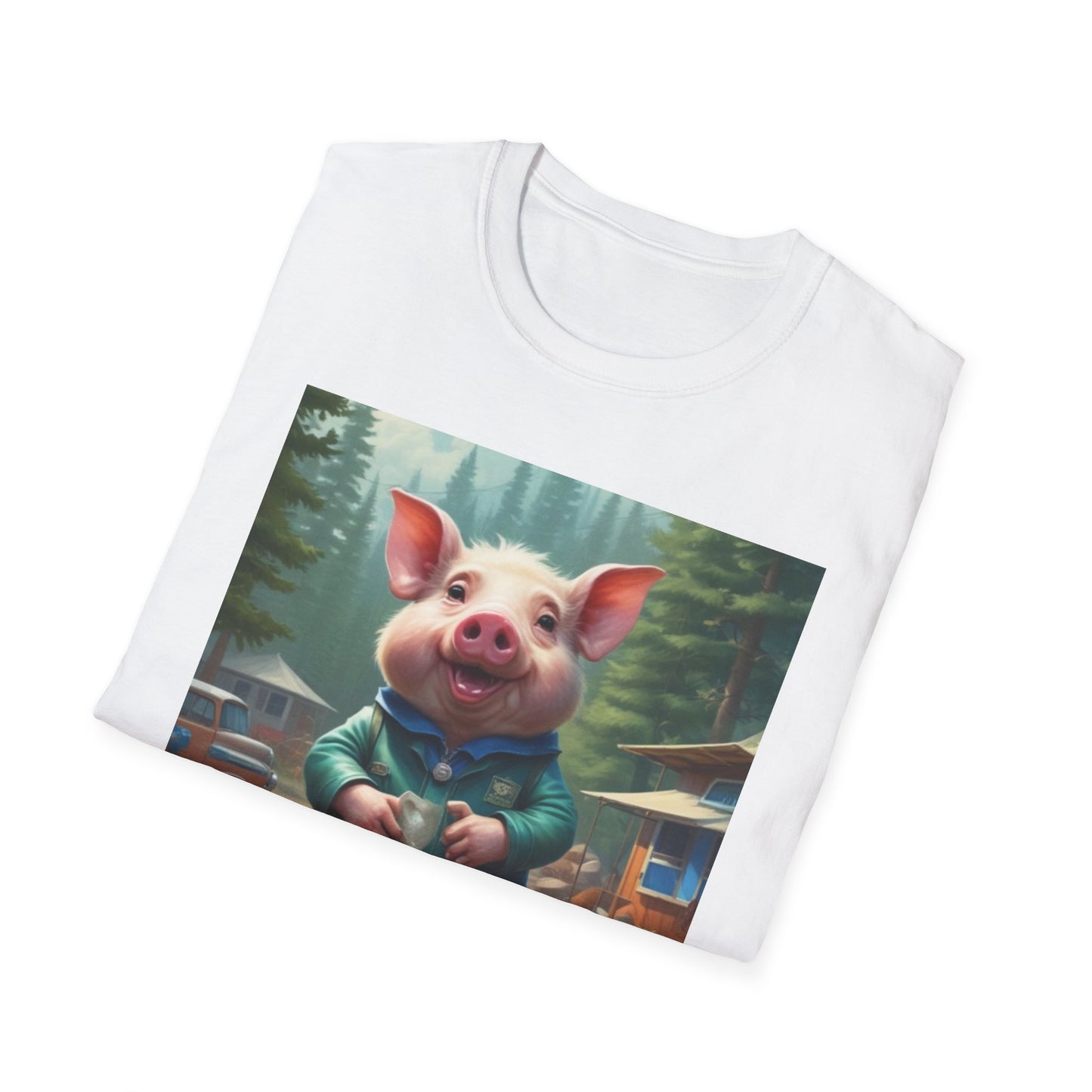 Unisex Softstyle T-Shirt pig Tommy g Postal