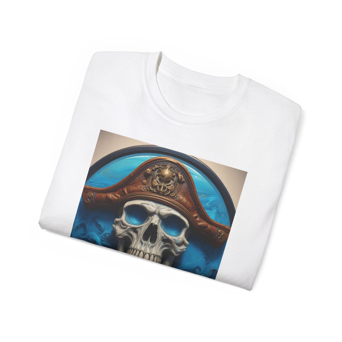 Unisex Ultra Cotton Tee pirate art North of James bay Canada  canadian fun