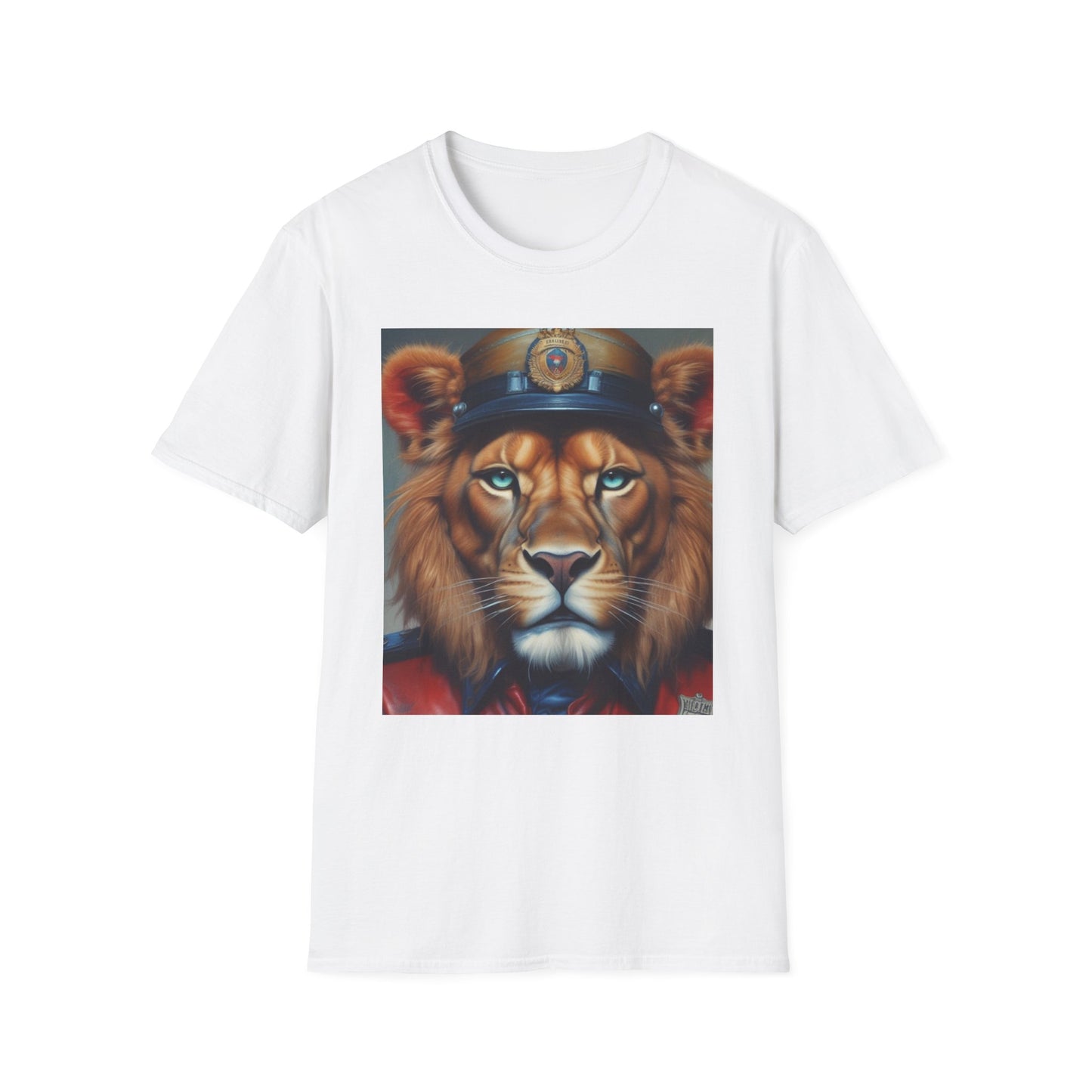 Unisex Softstyle T-Shirt lion  sterling  postage  canadian artic dept