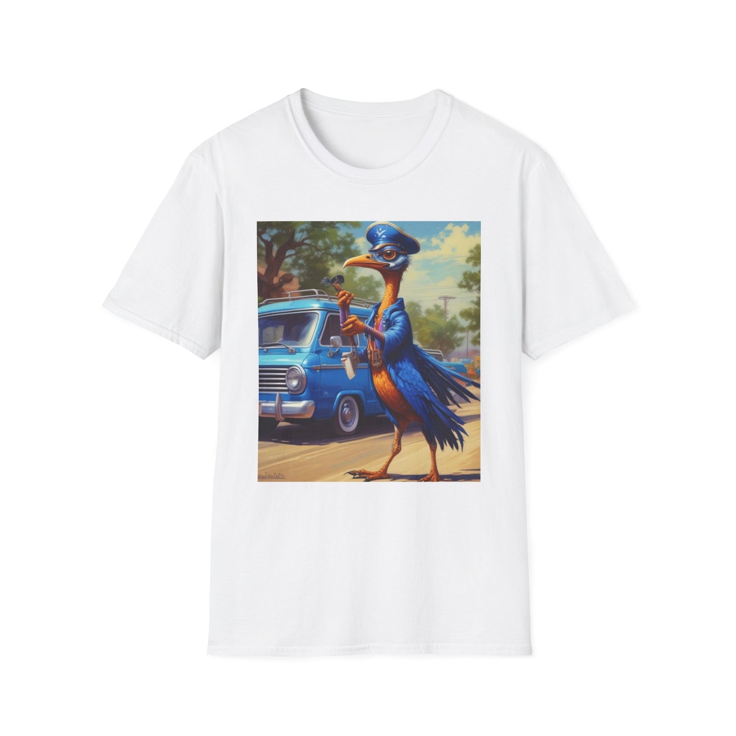 Unisex Softstyle T-Shirt  sea birds   Sally Stamper canadian  eastern division