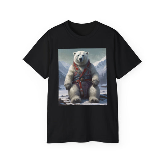 Unisex Ultra Cotton Tee  Polar bear king MR River's  CANADIAN FISHERYS