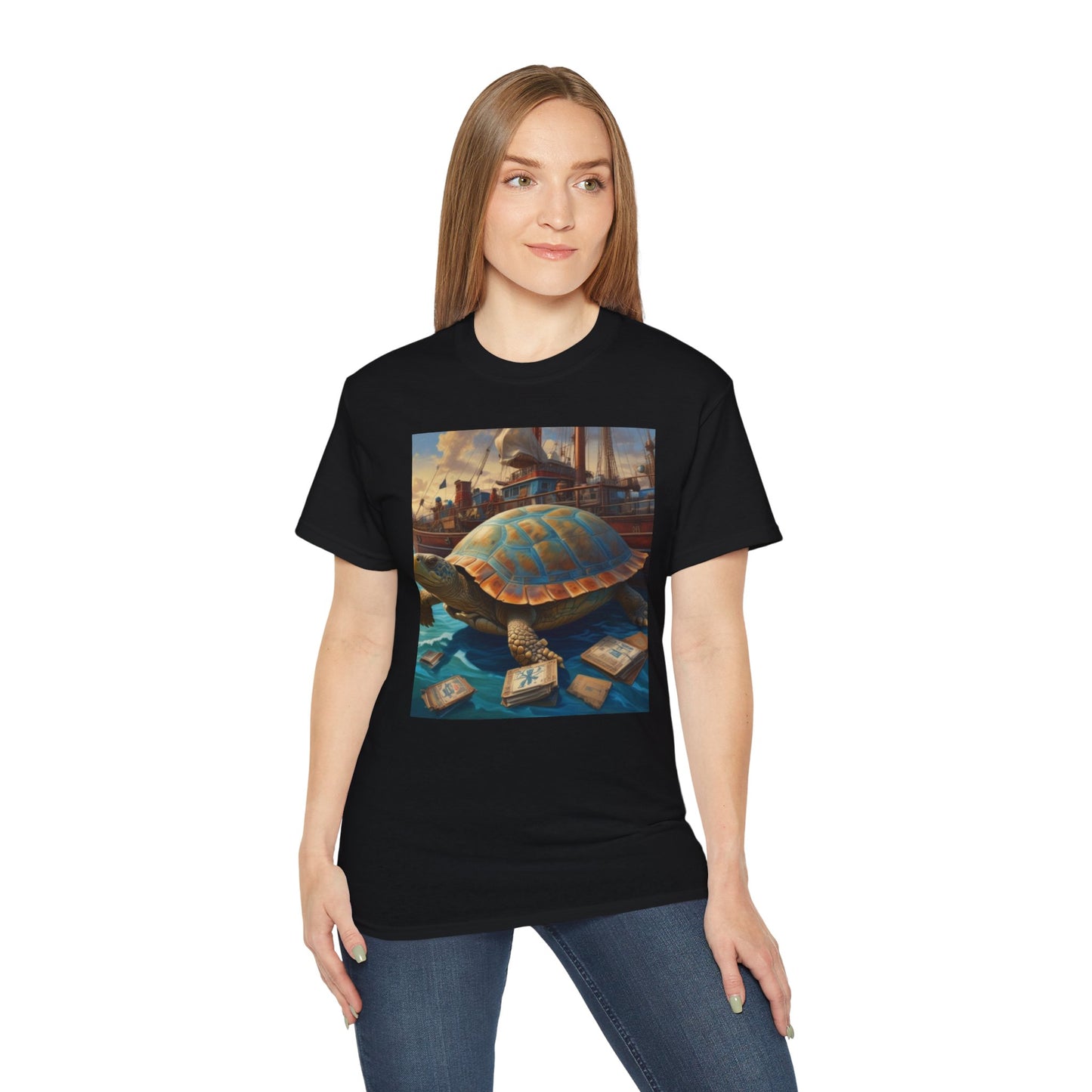 Unisex Ultra Cotton Tee turtle harbour  judy canadian