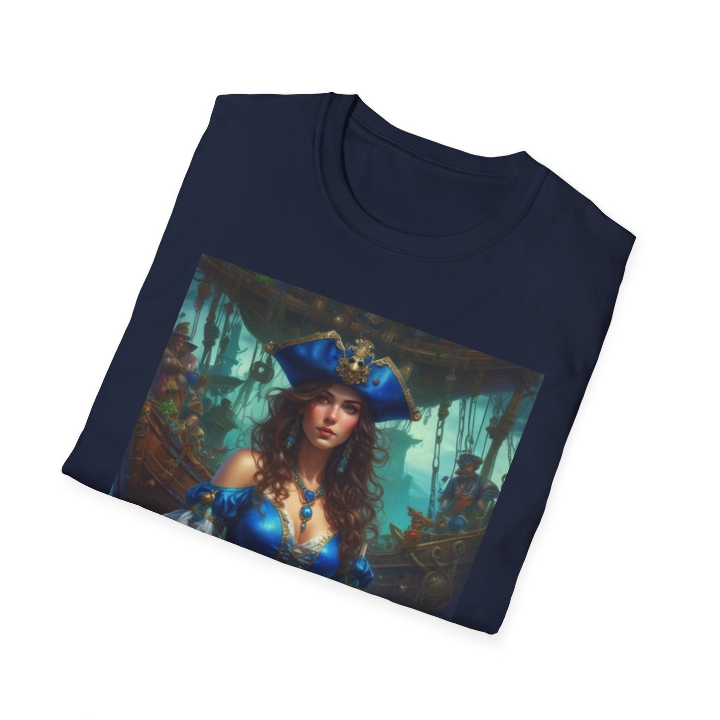 Unisex Softstyle T-Shirt pirate art yukon klondyke canadian Susannah  klondyke