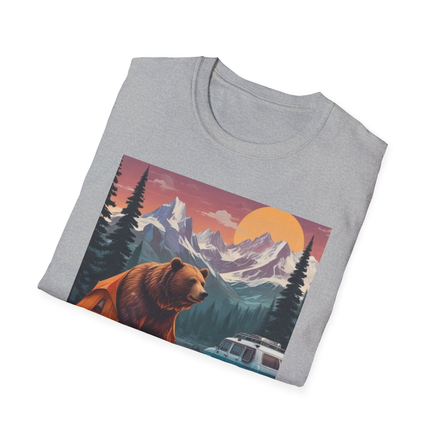 Unisex Softstyle T-Shirt chuck  camping north og thr hudson bay canadian