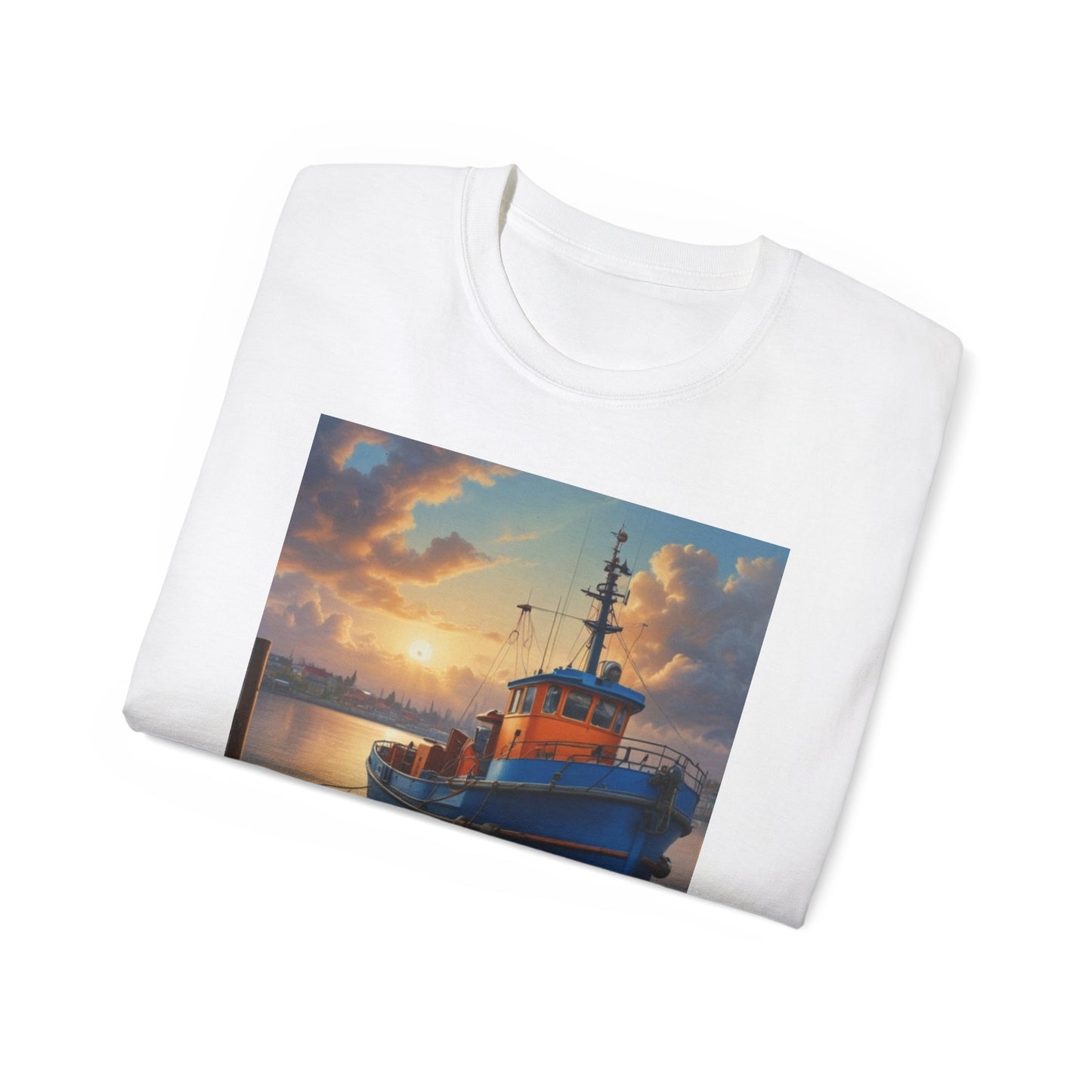 Unisex Ultra Cotton Tee harbor tug boat canada