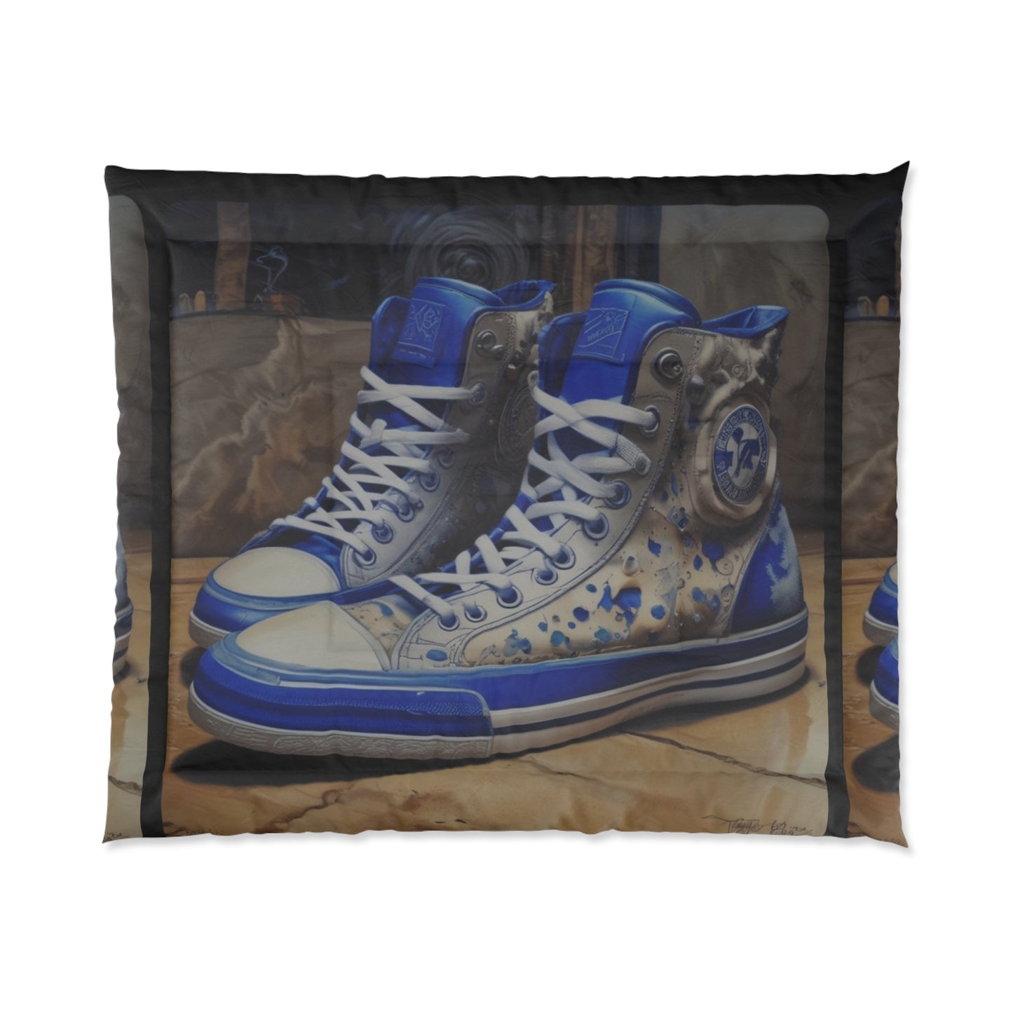 Comforter pirate art shoe island  canadian