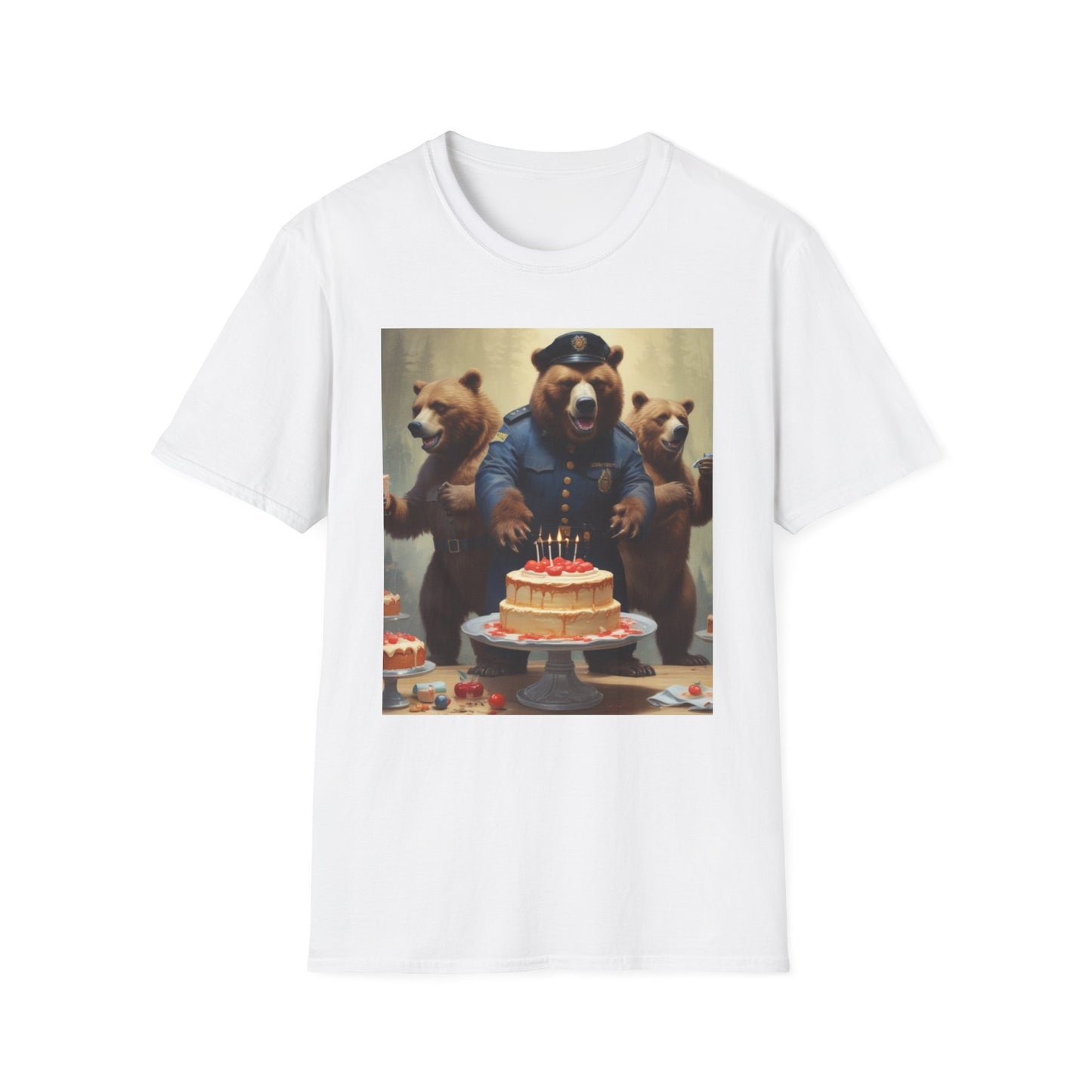 Unisex Softstyle T-Shirt jail bears canadian bears 🐻