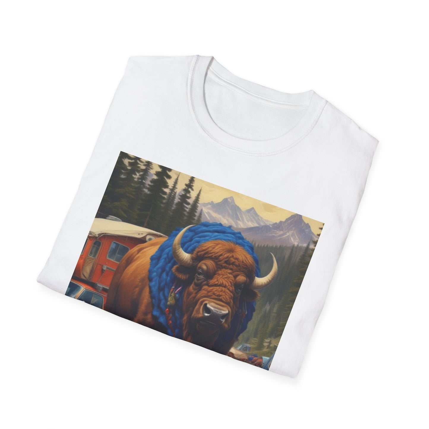 Unisex Softstyle T-Shirt Buffalo Summer  Friday   gin canadian