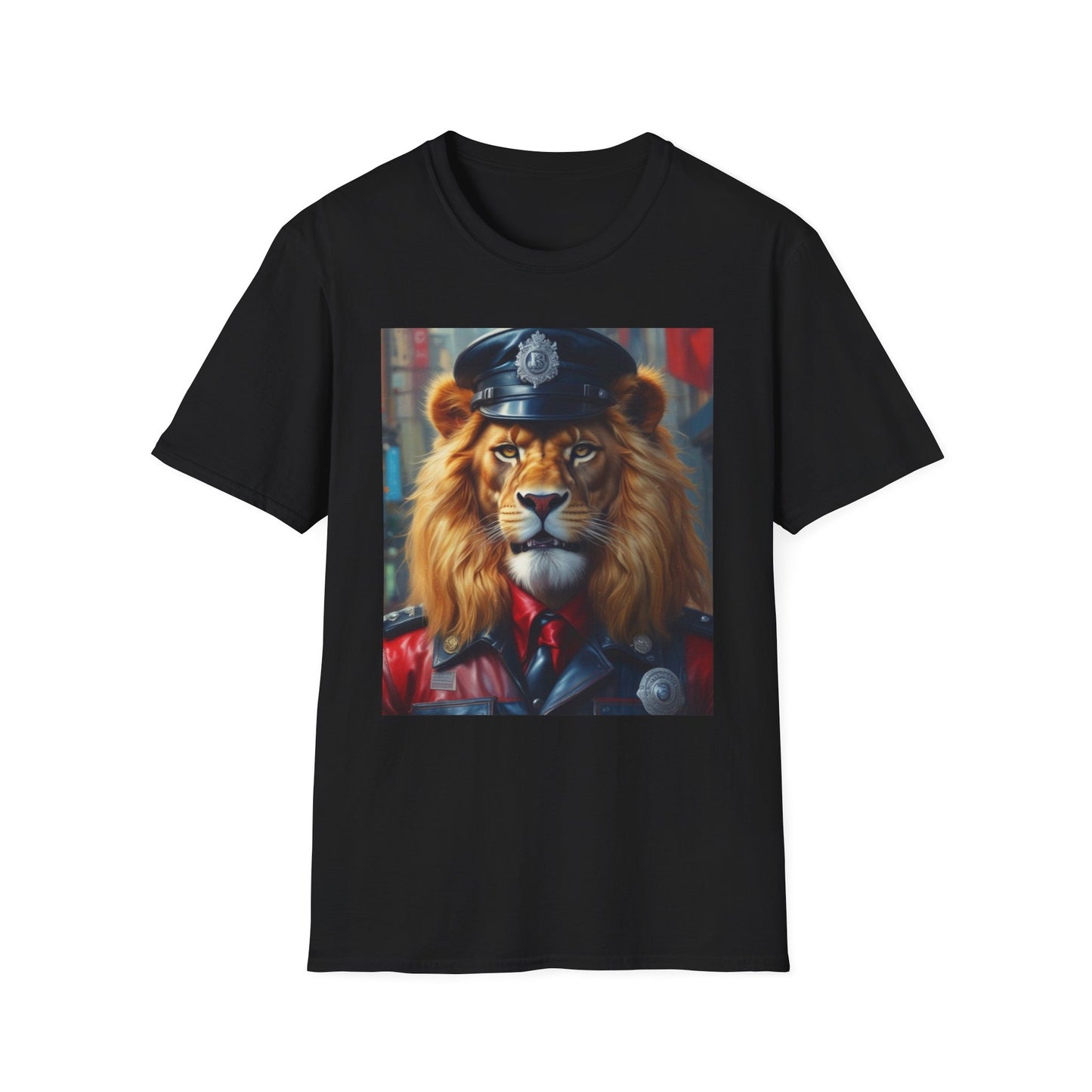 Unisex Softstyle T-Shirt  lion lincoln postage canadian artic fun