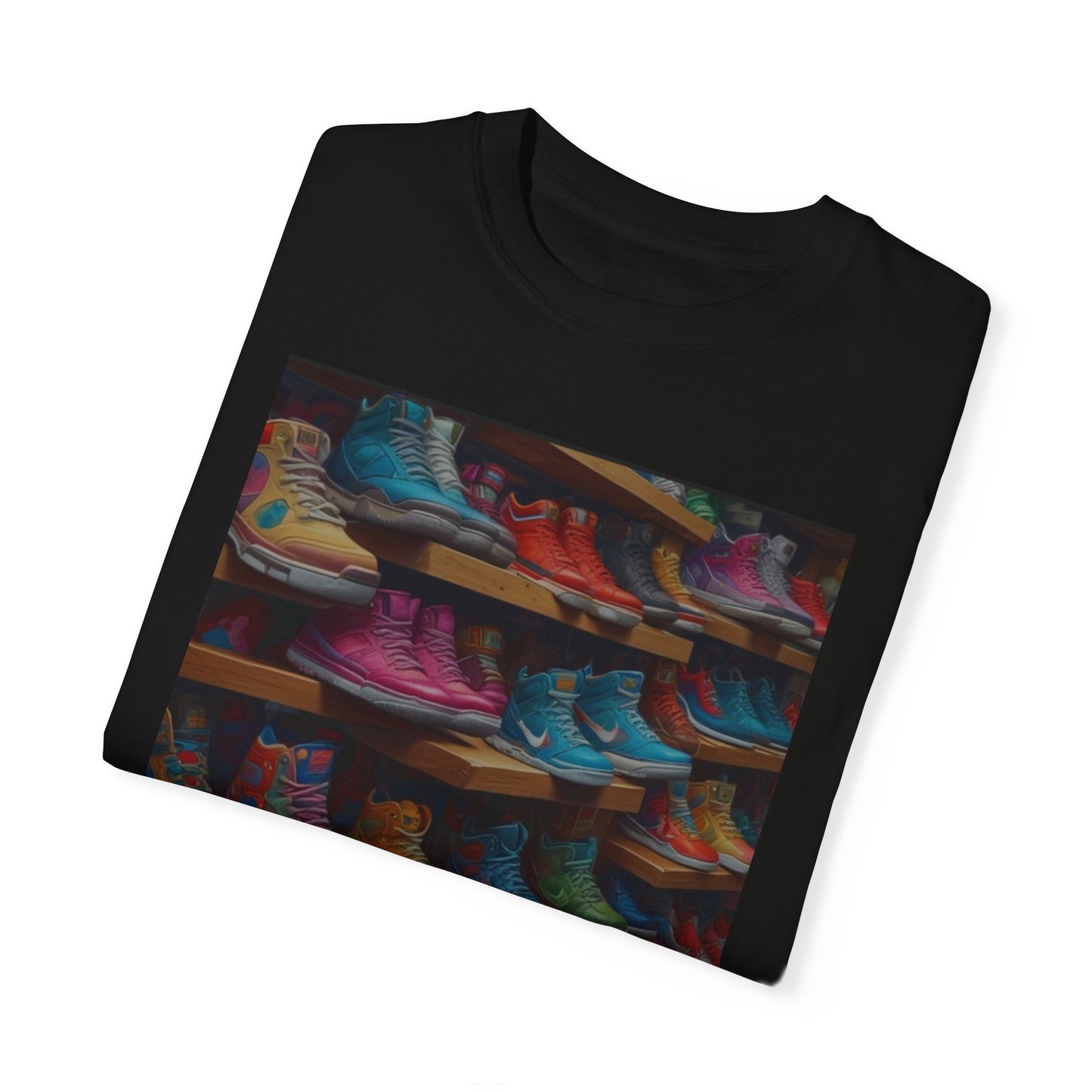 Unisex Garment-Dyed T-shirt pirate art shoe island  shake