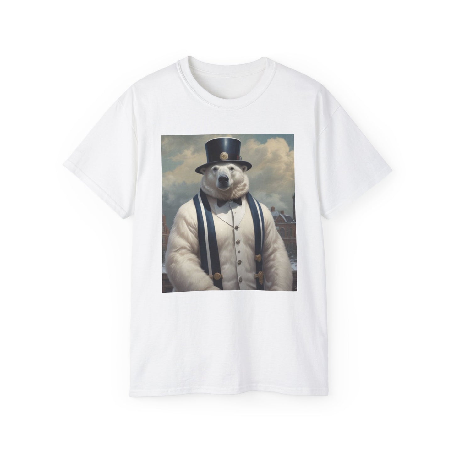 Unisex Ultra Cotton Tee polar bear king Mr r maples