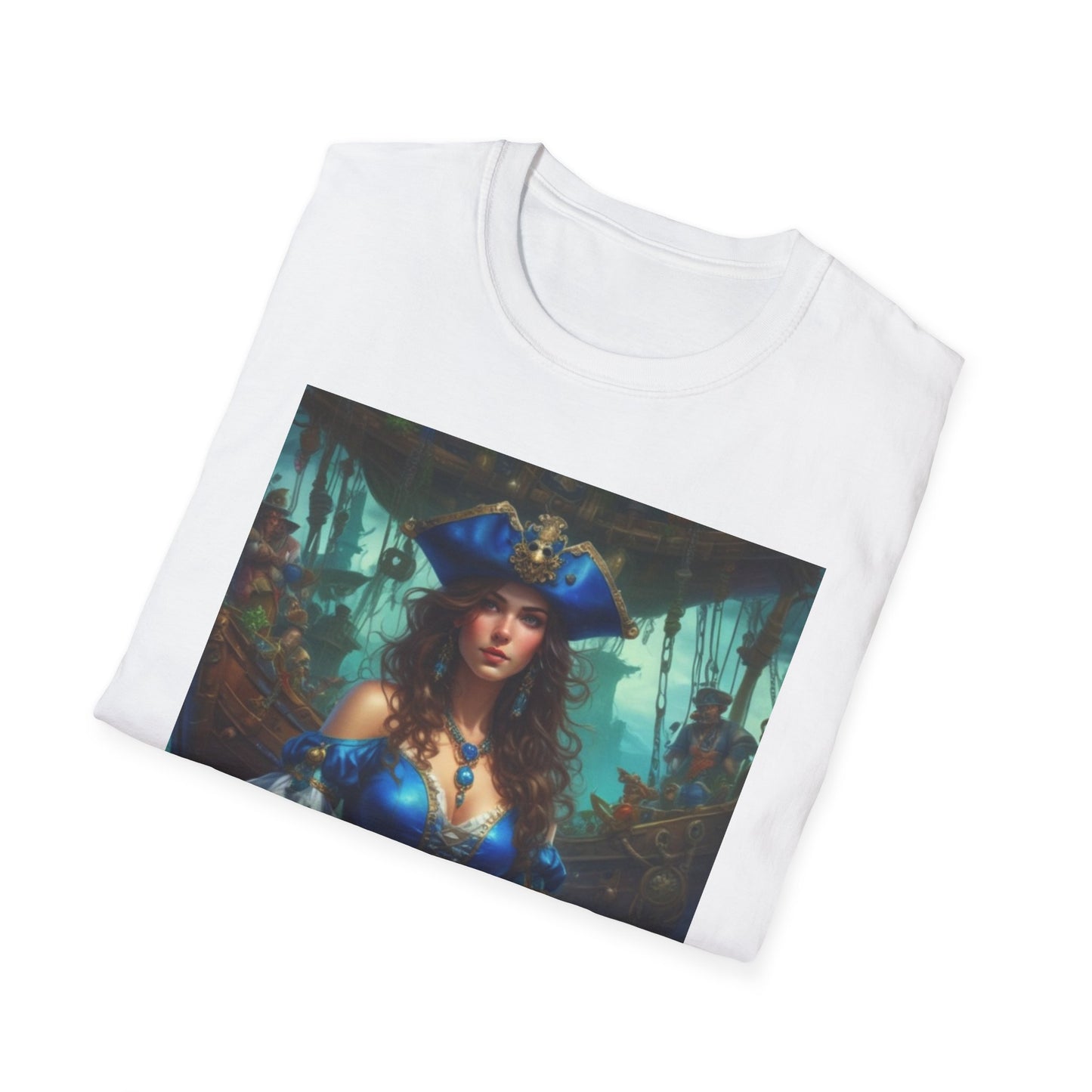 Unisex Softstyle T-Shirt pirate art yukon klondyke canadian Susannah  klondyke