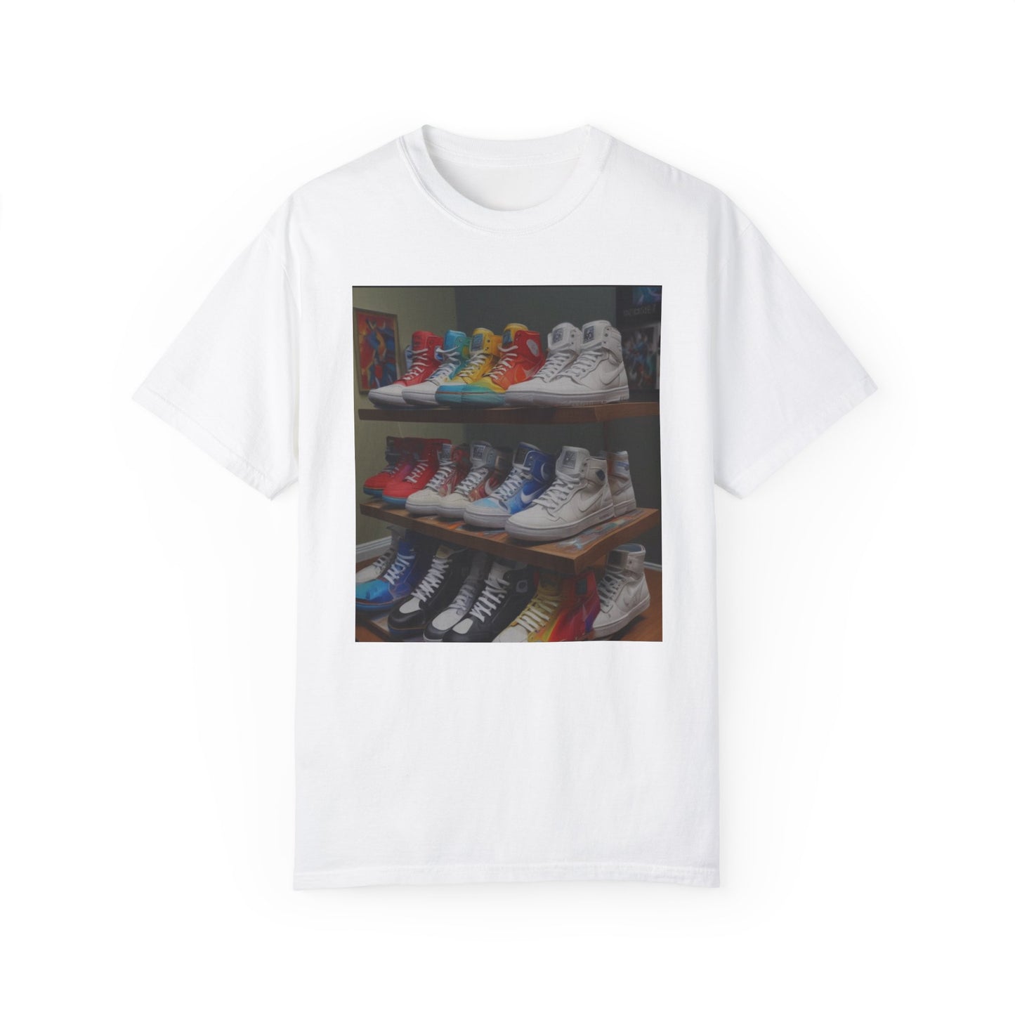 Unisex Garment-Dyed T-shirt pirate art shoe island  snacks