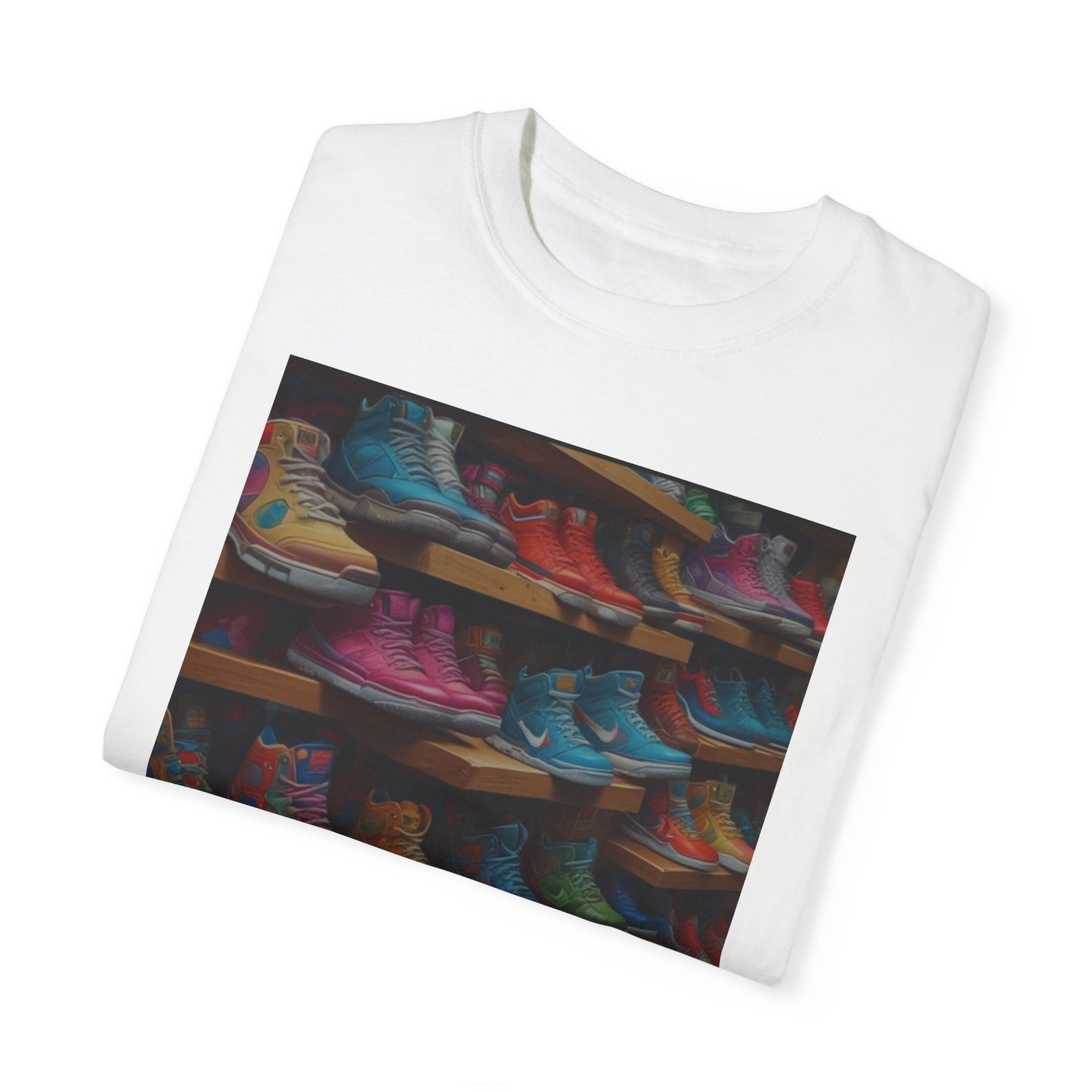 Unisex Garment-Dyed T-shirt pirate art shoe island  shake