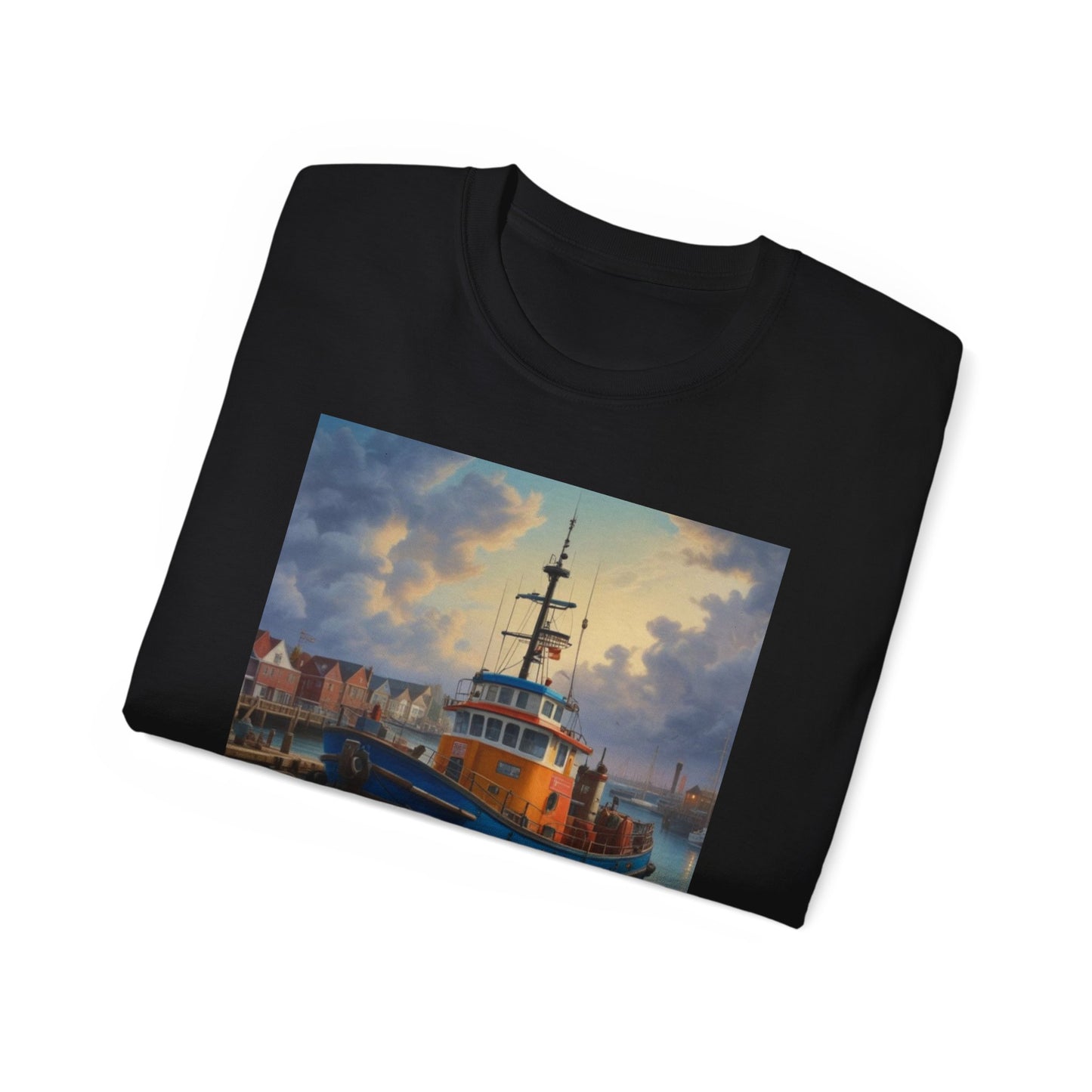 Unisex Ultra Cotton Tee tug boat harbor canadian 😍