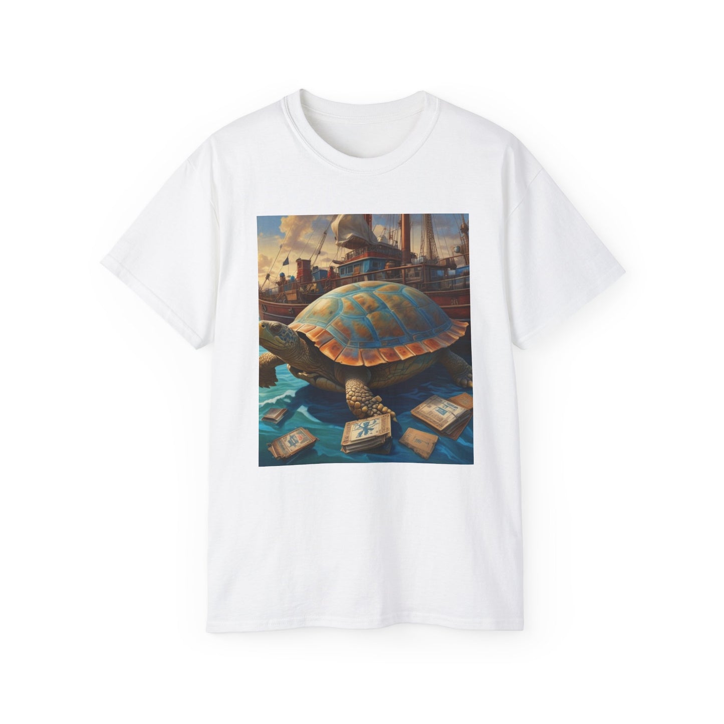 Unisex Ultra Cotton Tee turtle harbour  judy canadian