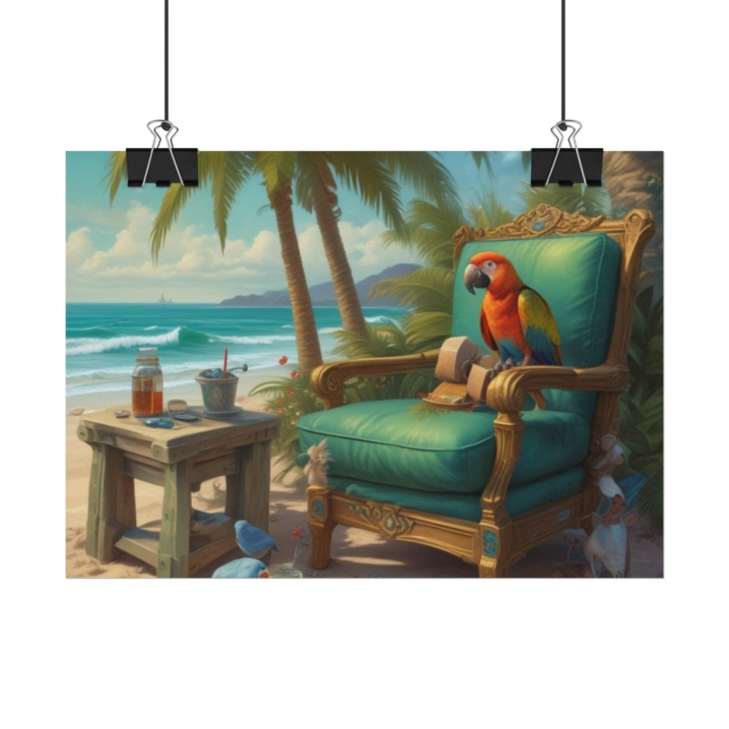 Rolled Posters parrot peddler canadian