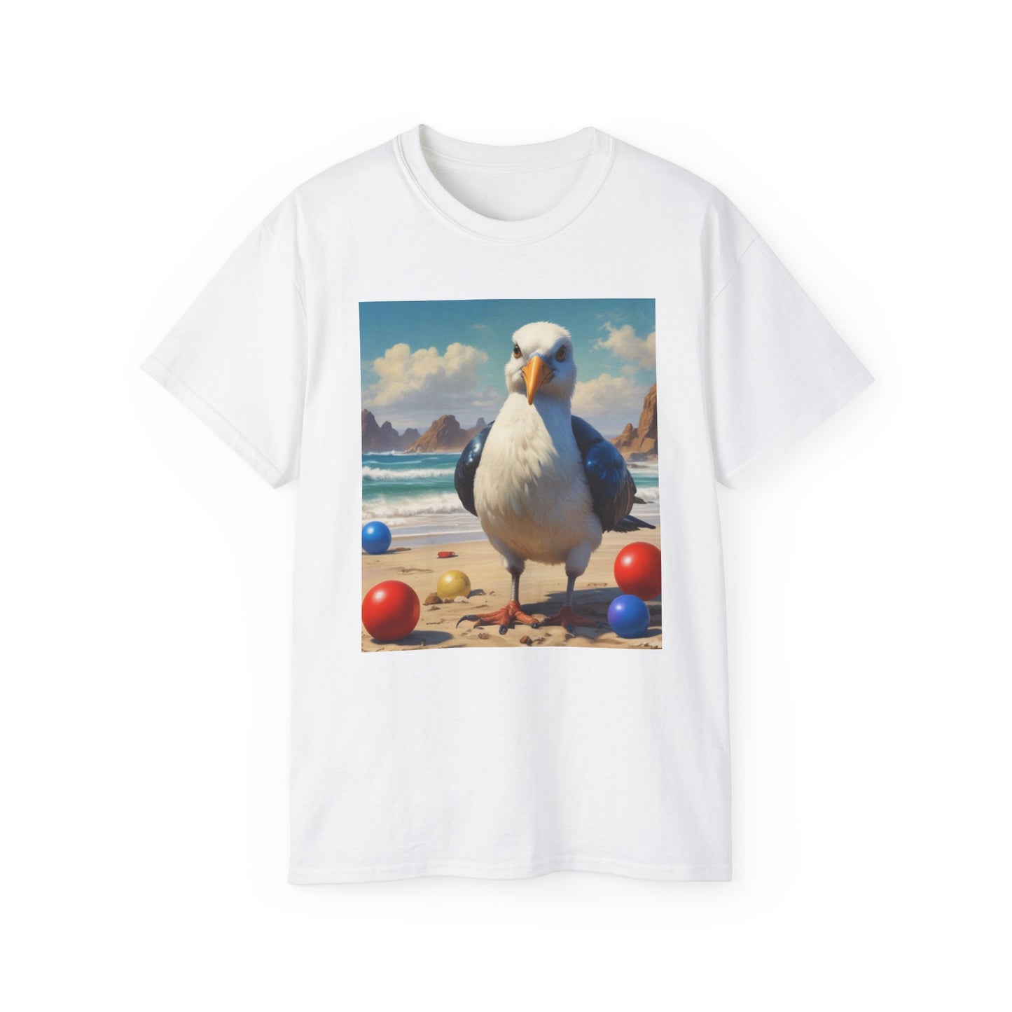 Unisex Ultra Cotton Tee  sea birds marty man canadian