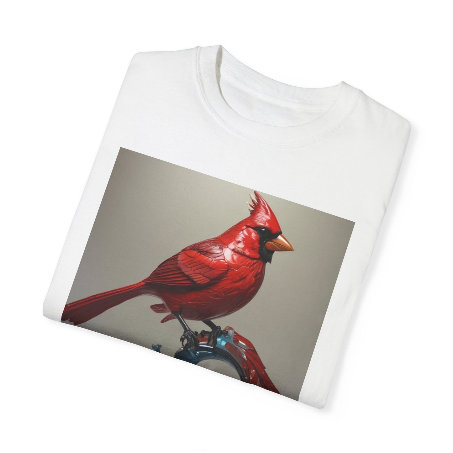 Unisex Garment-Dyed T-shirt cardinal  art Happy Day