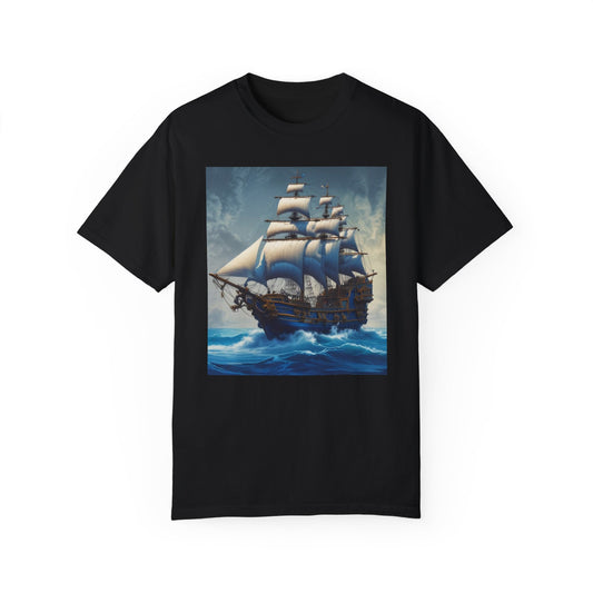 Unisex Garment-Dyed T-shirt glass pirates lake erie canadian