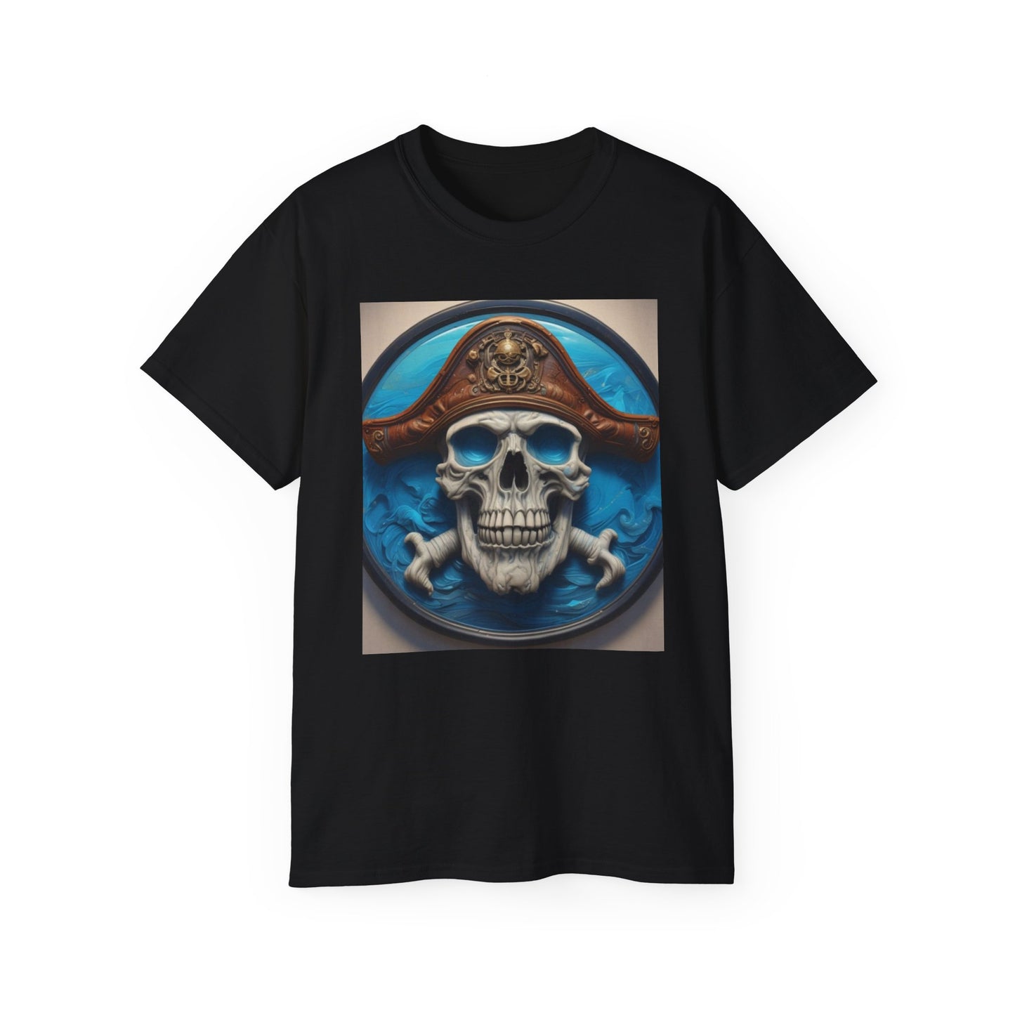 Unisex Ultra Cotton Tee pirate art North of James bay Canada  canadian fun