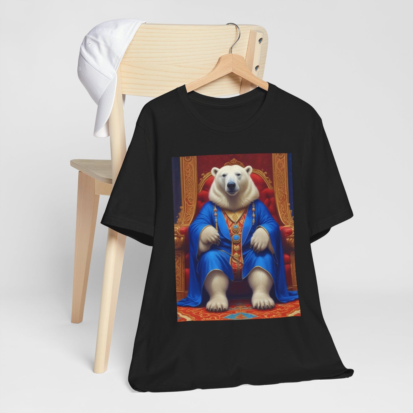 Unisex Jersey Short Sleeve Tee polar bear king Mr c River's canadian