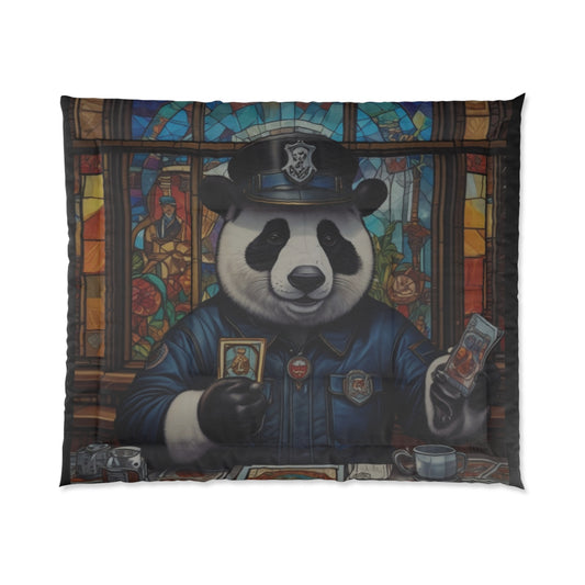 Comforter   captain panda  tangerine  canadian