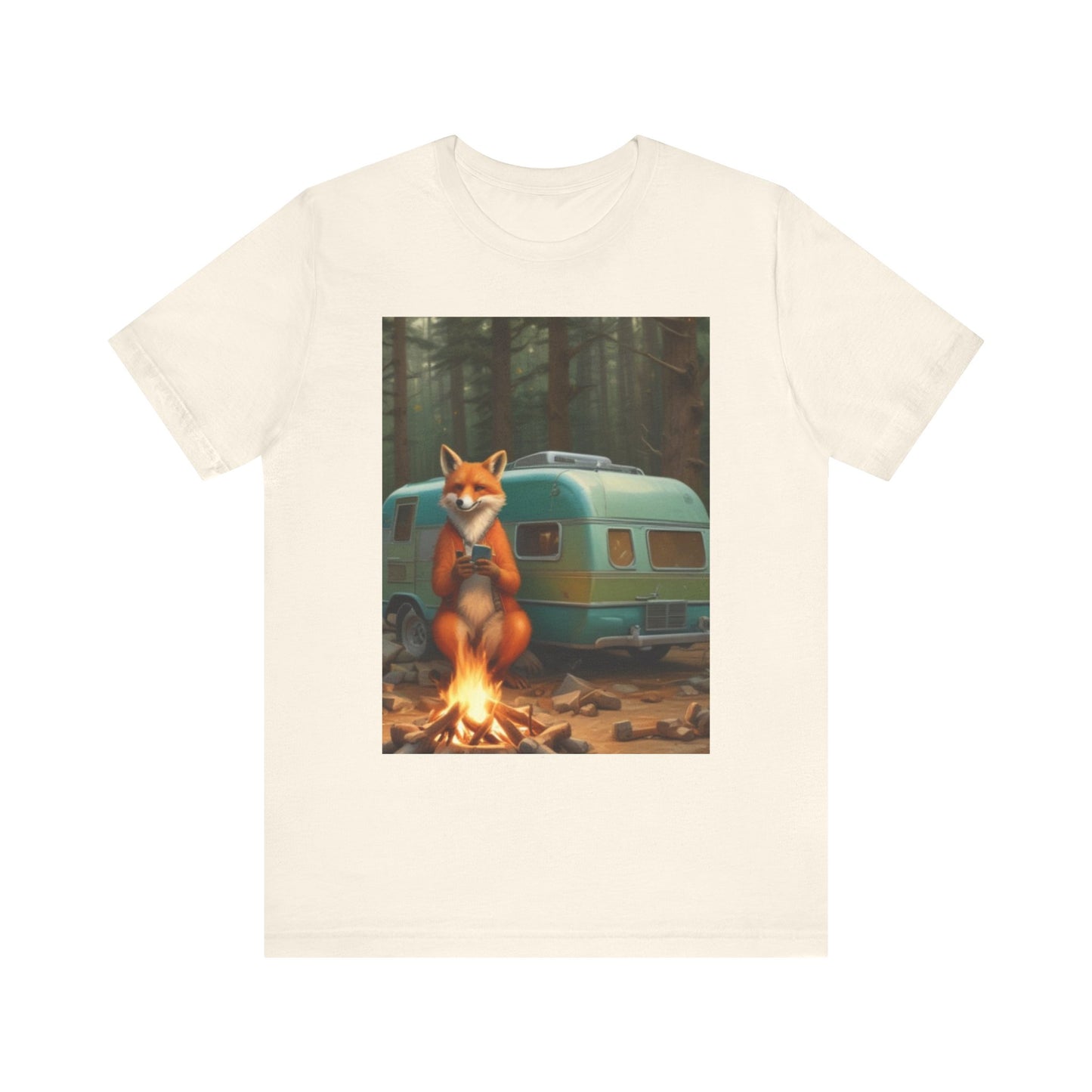 Unisex Jersey Short Sleeve Teefoxes camping the reds canadian