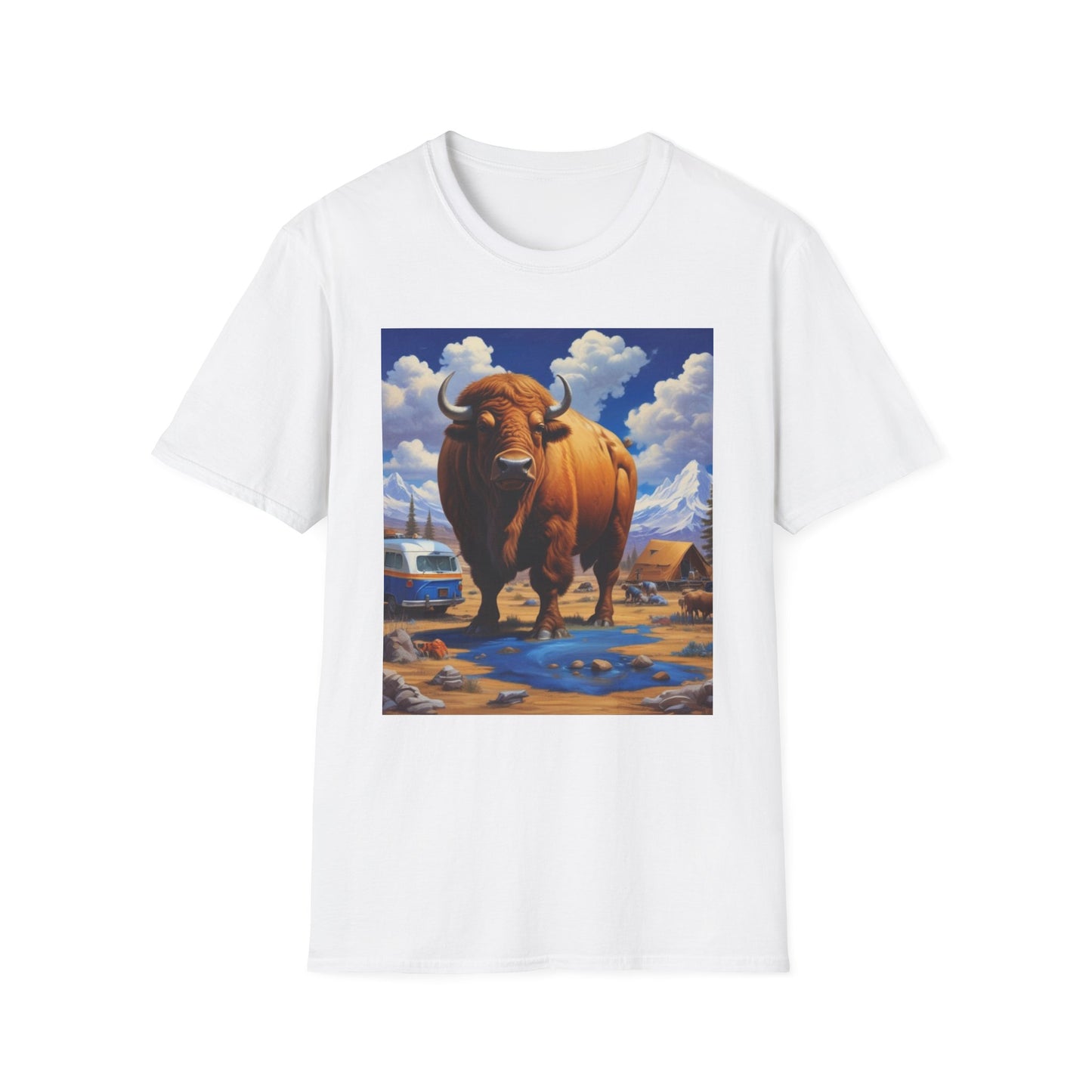 Unisex Softstyle T-Shirt Buffalo  summer Monday  canadian