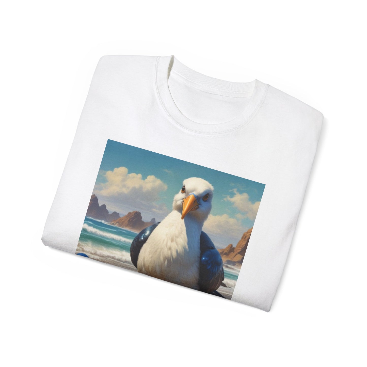 Unisex Ultra Cotton Tee  sea birds marty man canadian