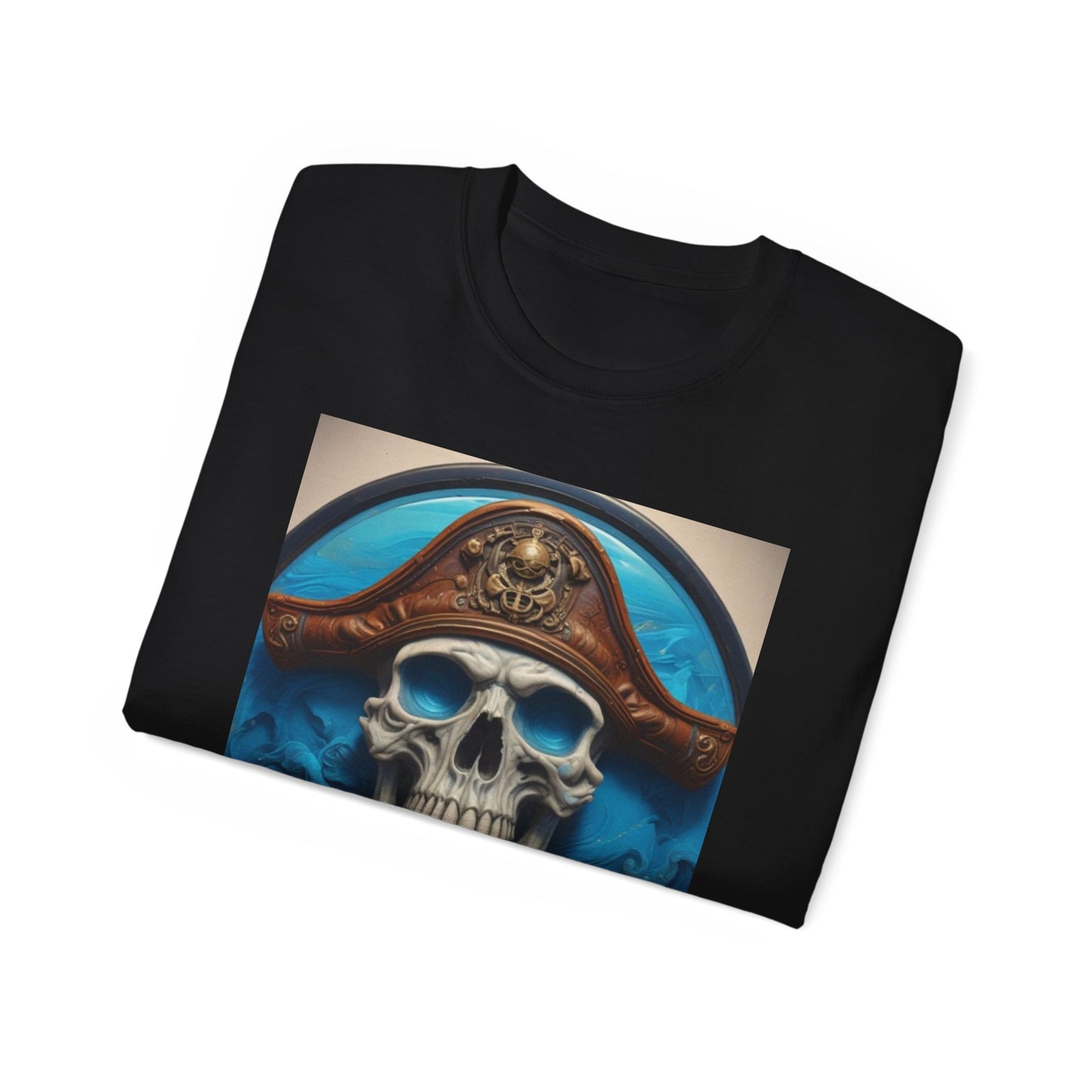 Unisex Ultra Cotton Tee pirate art North of James bay Canada  canadian fun