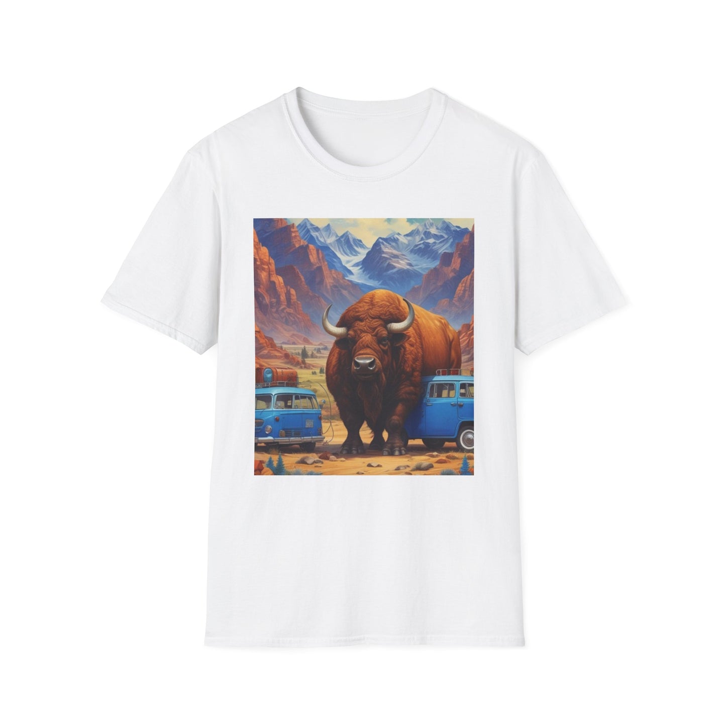 Unisex Softstyle T-Shirt Buffalo Summer  Sunday cake canadian