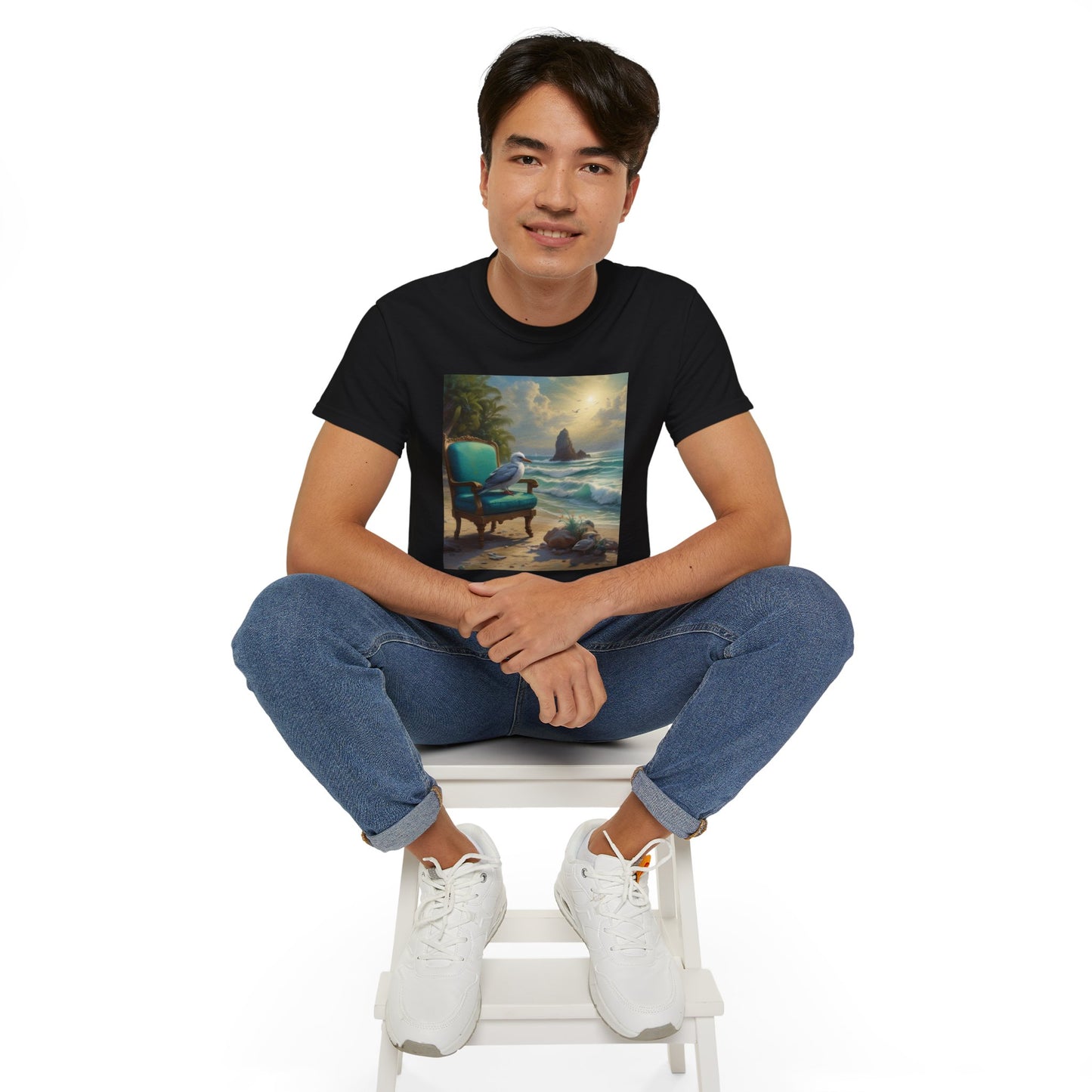 Unisex Ultra Cotton Tee Sea birds   sea  canadian