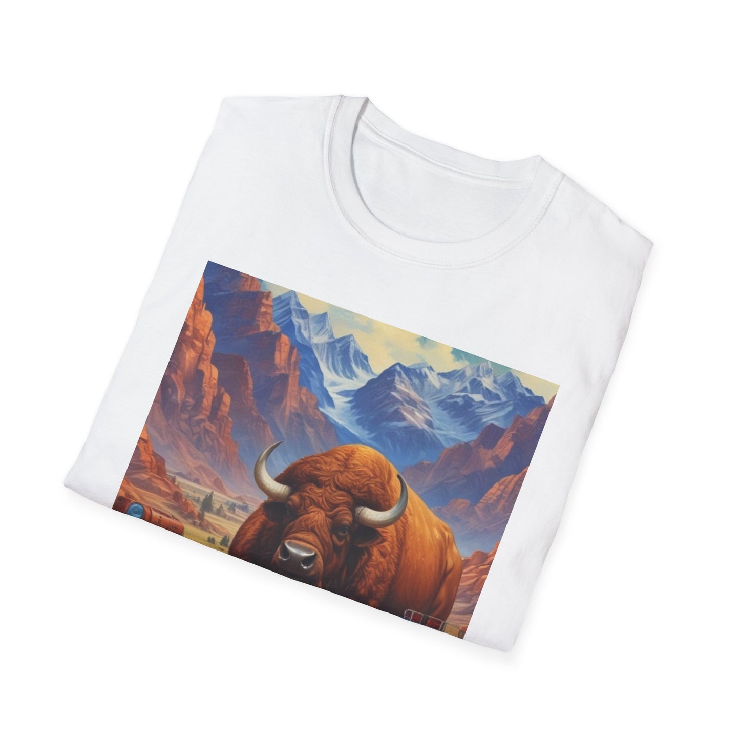 Unisex Softstyle T-Shirt Buffalo Summer  Sunday cake canadian