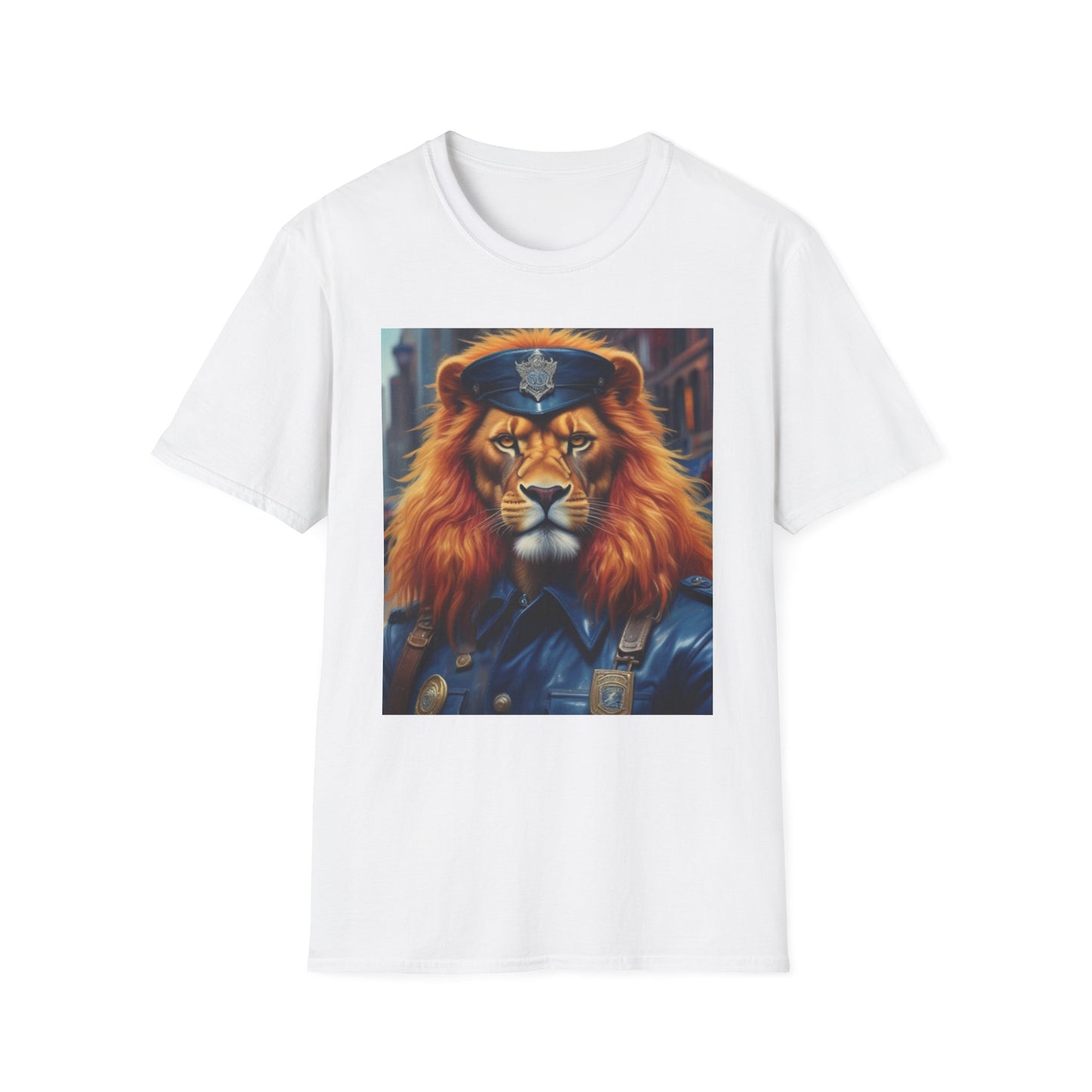 Unisex Softstyle T-Shirt lion Atlas postage canadian artic dept