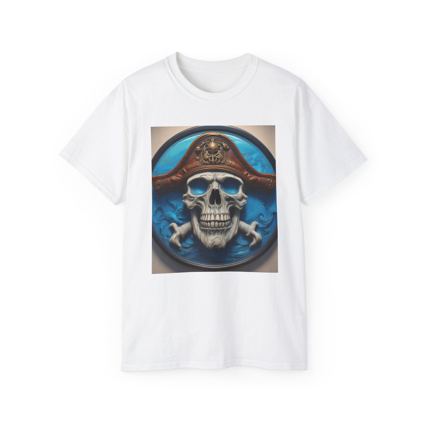 Unisex Ultra Cotton Tee pirate art North of James bay Canada  canadian fun