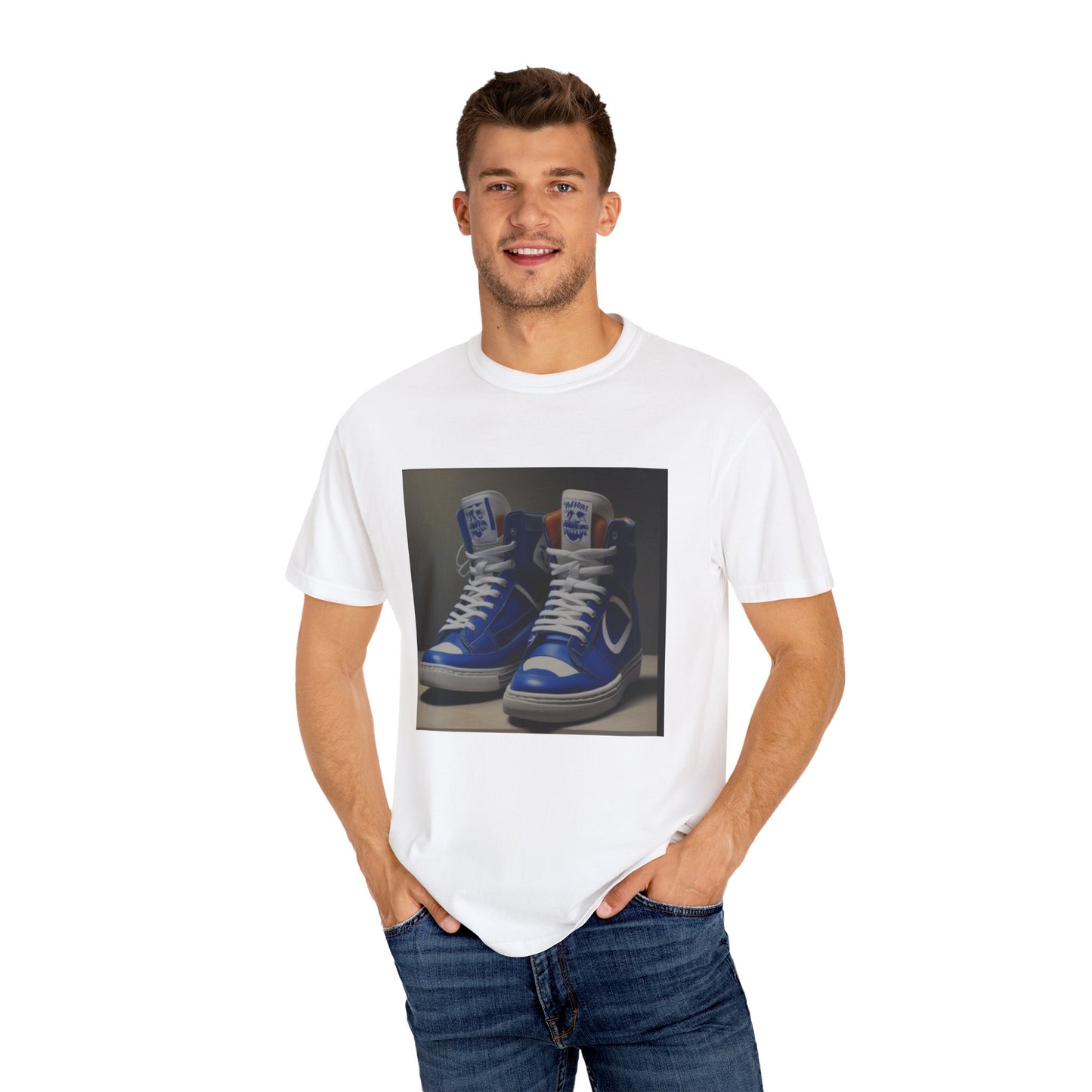 Unisex Garment-Dyed T-shirt  pirate art shoe island  crazy