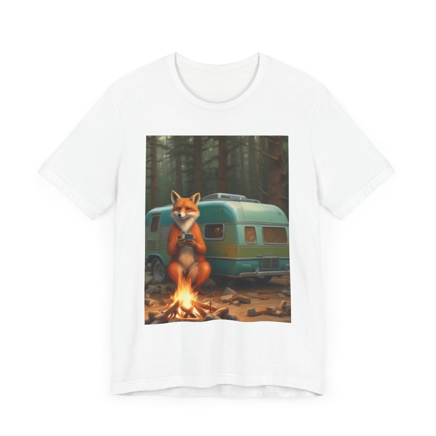 Unisex Jersey Short Sleeve Teefoxes camping the reds canadian