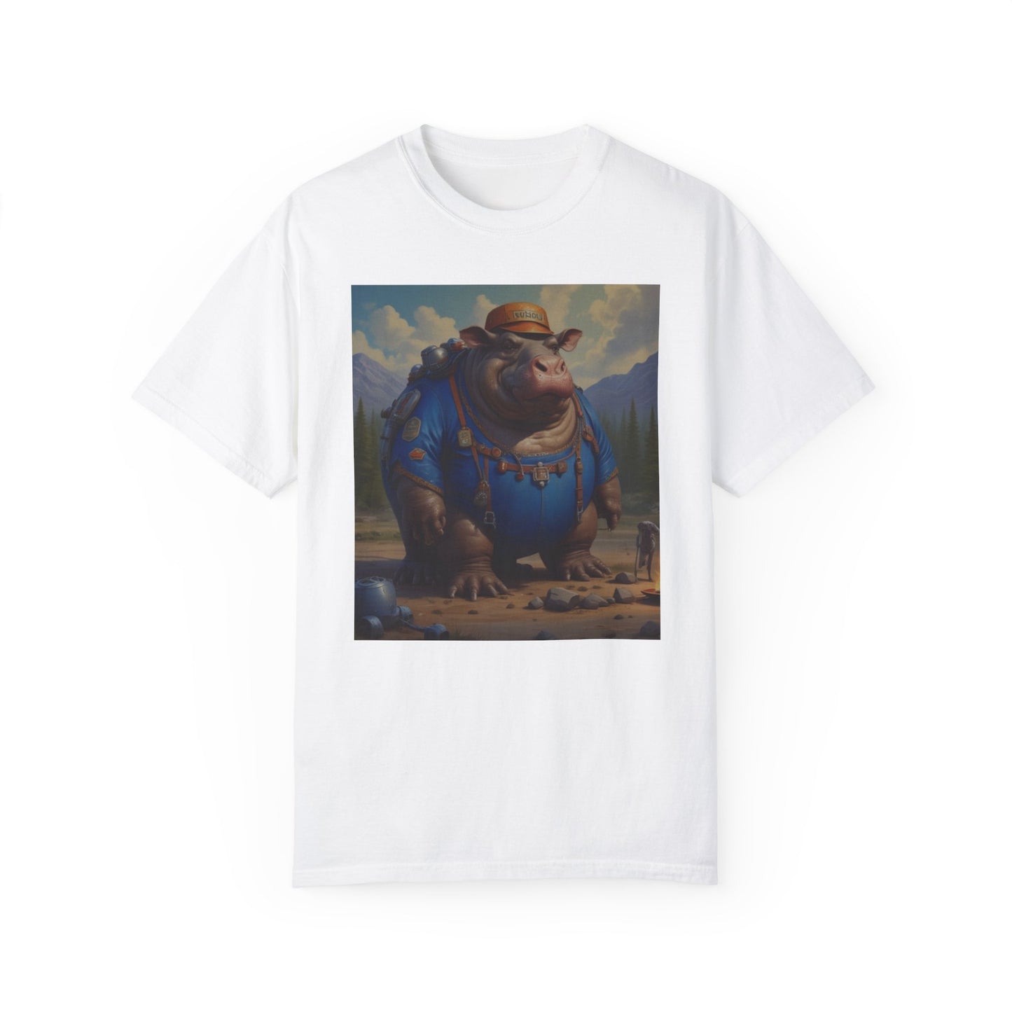 Unisex Garment-Dyed T-shirt hippo  Wendy  hydro canadian