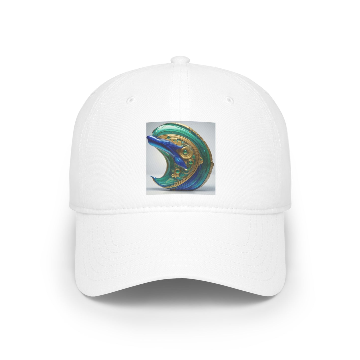 Low Profile Baseball Cap pirate art  yulon whale art canadian